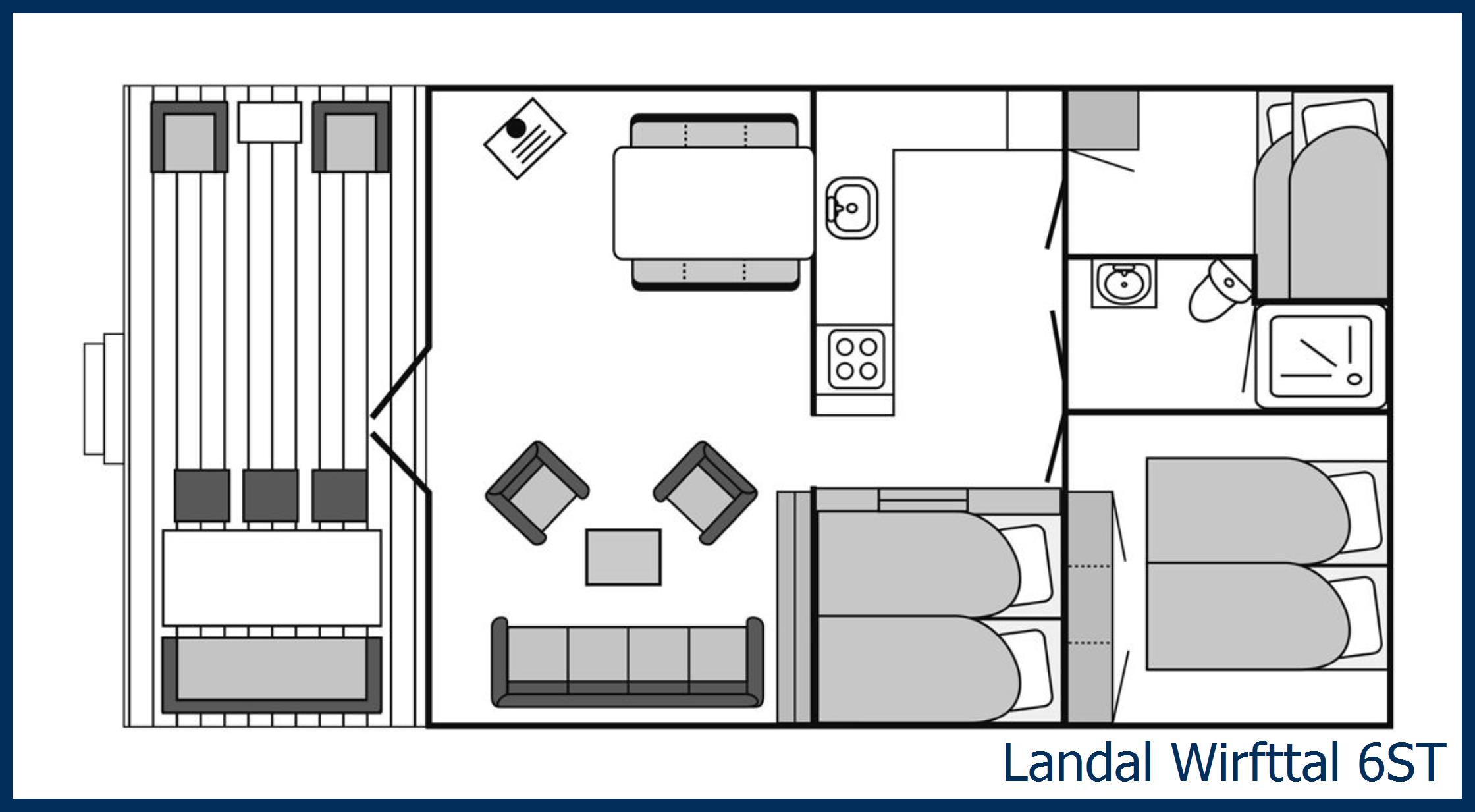 Safari tent 6ST at Wirfttal