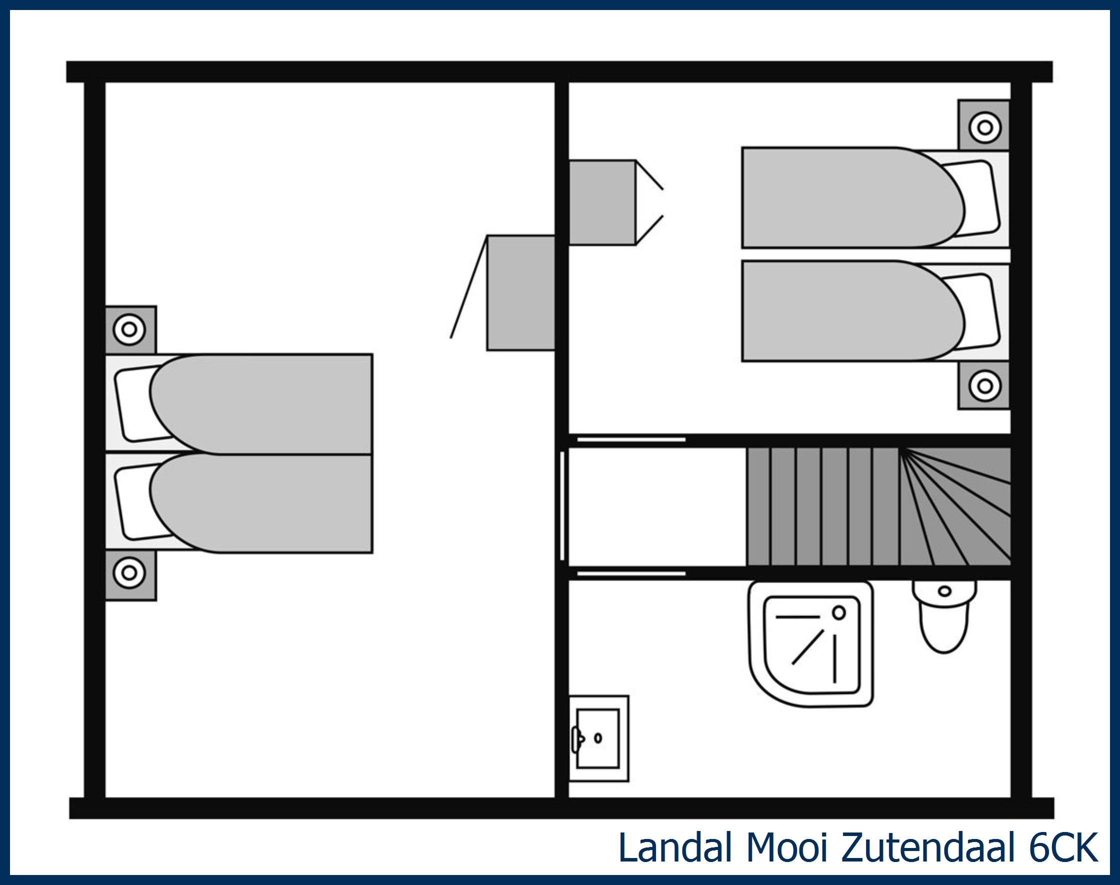 Childrens bungalow 6CK at Mooi Zutendaal