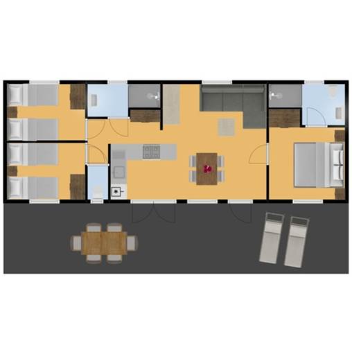 Childrens mobile home Mobile home Cannes - 6LTVXXL at Domaine de la Noguière