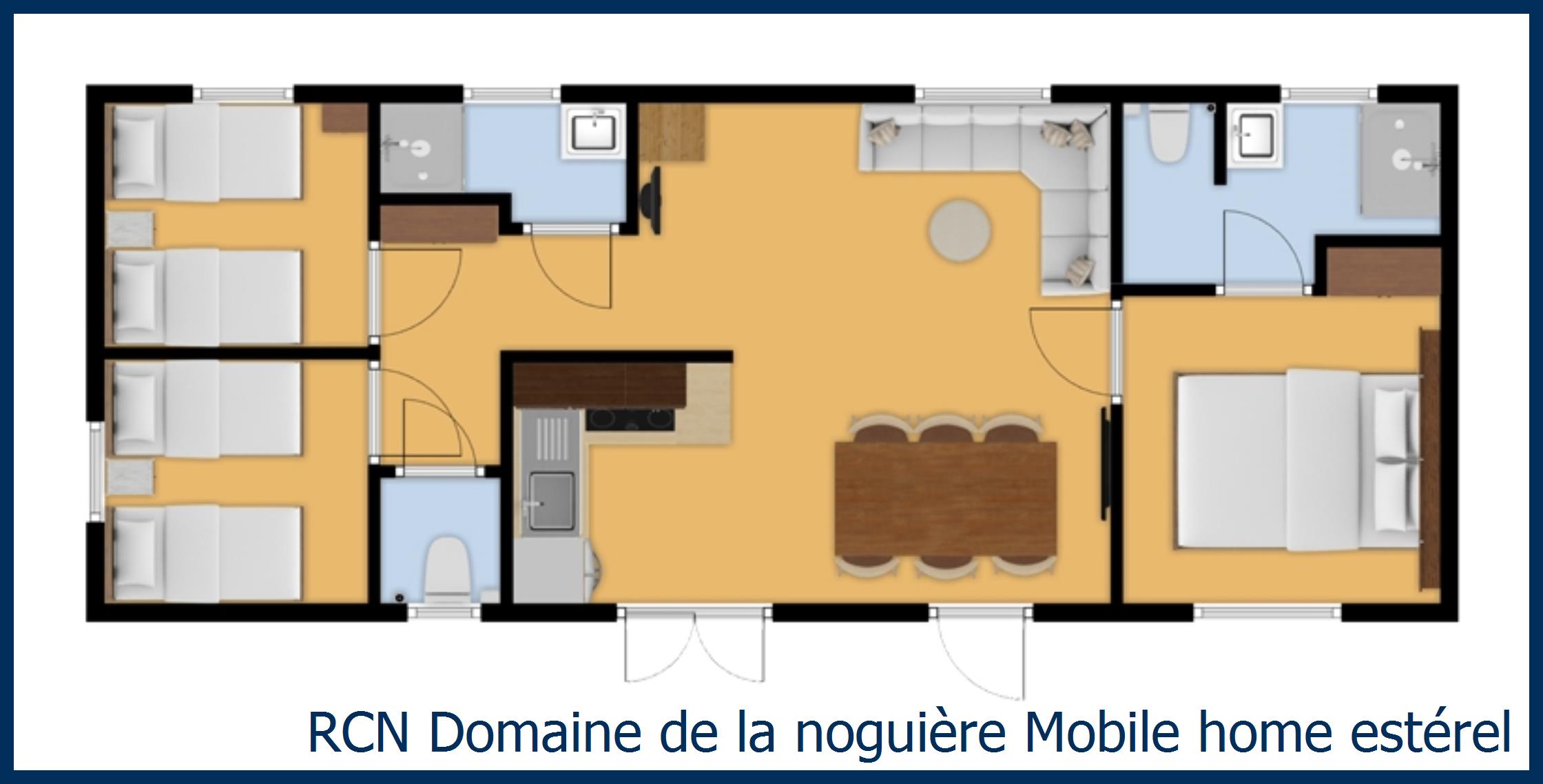 Childrens mobile home Mobile home estérel at Domaine de la Noguière