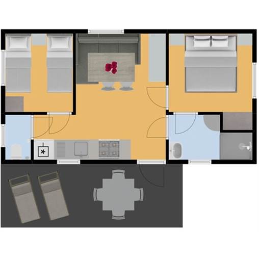 Childrens mobile home Mobile home Fréjus - 4LNV at Domaine de la Noguière