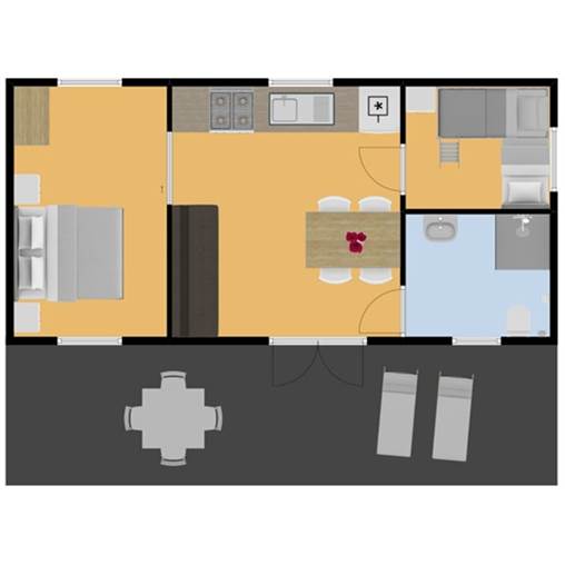 Childrens mobile home Wheelchair accessible Mobile home Nice - 4LNVR+ at Domaine de la Noguière