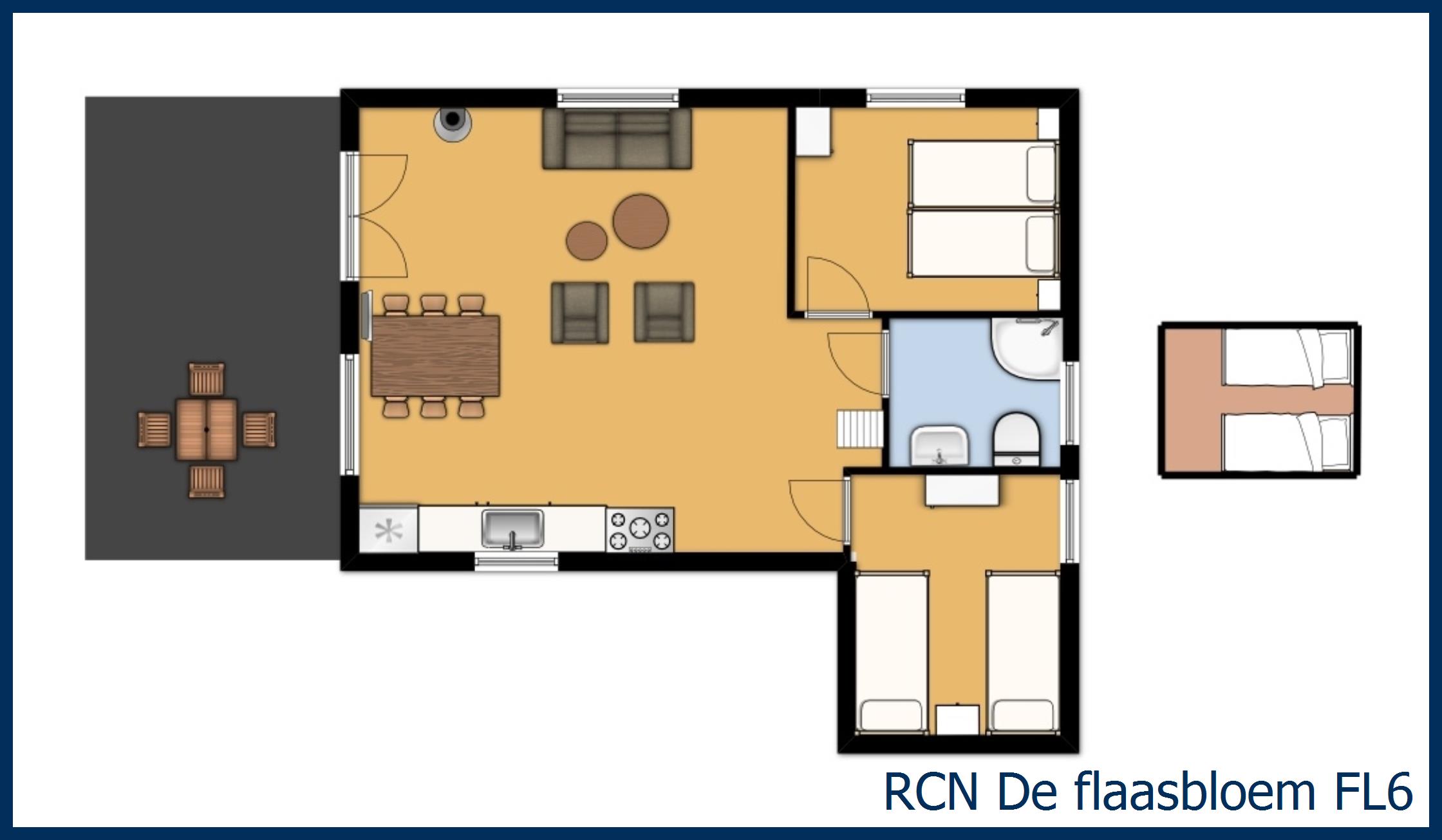 Finse lodge FL6 at De Flaasbloem