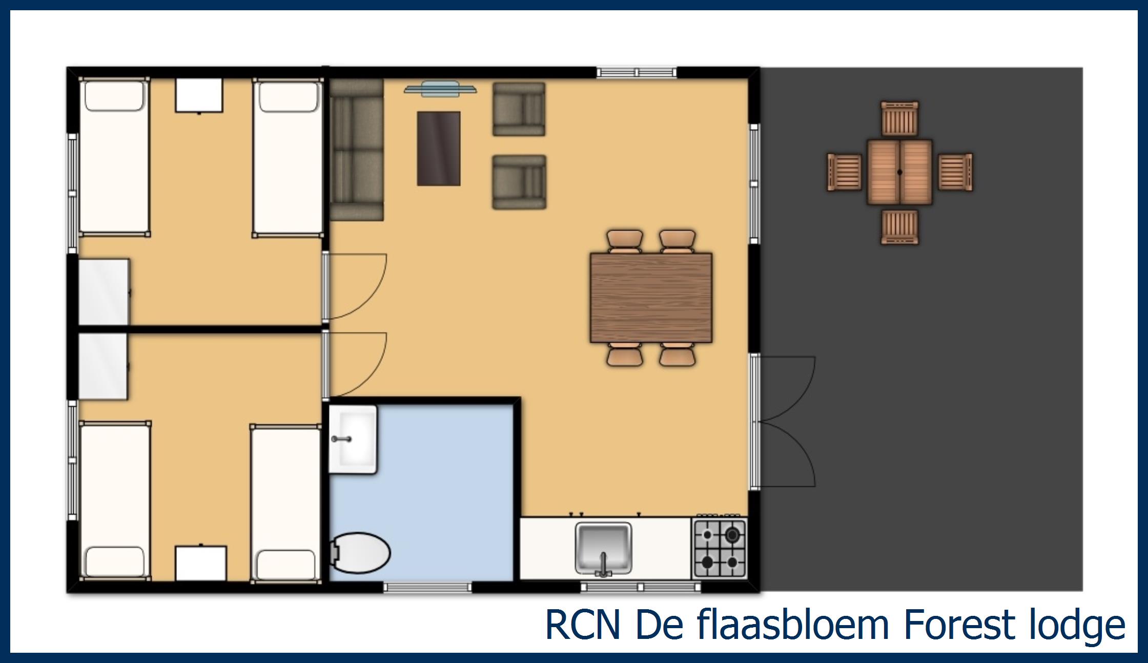 Chalet Forest lodge at De Flaasbloem