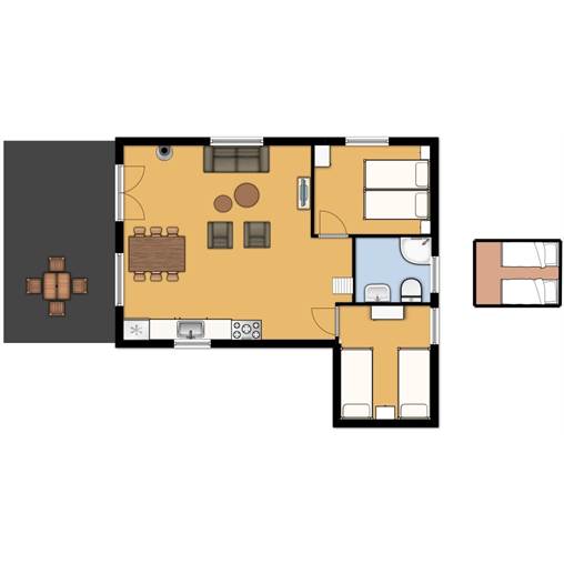 Chalet Water lodge at De Flaasbloem