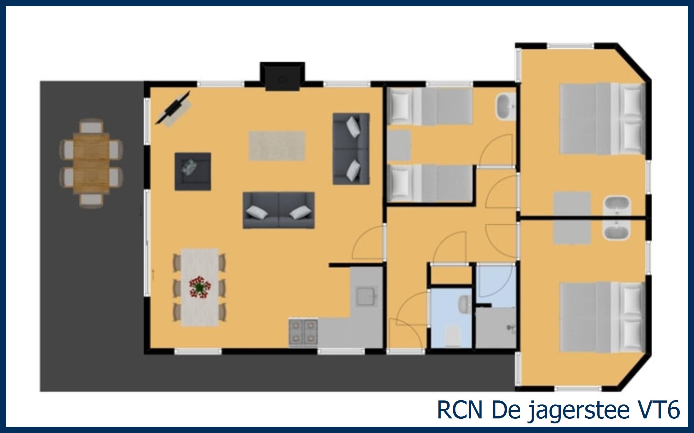 Bungalow het edelhert VT6 at De Jagerstee