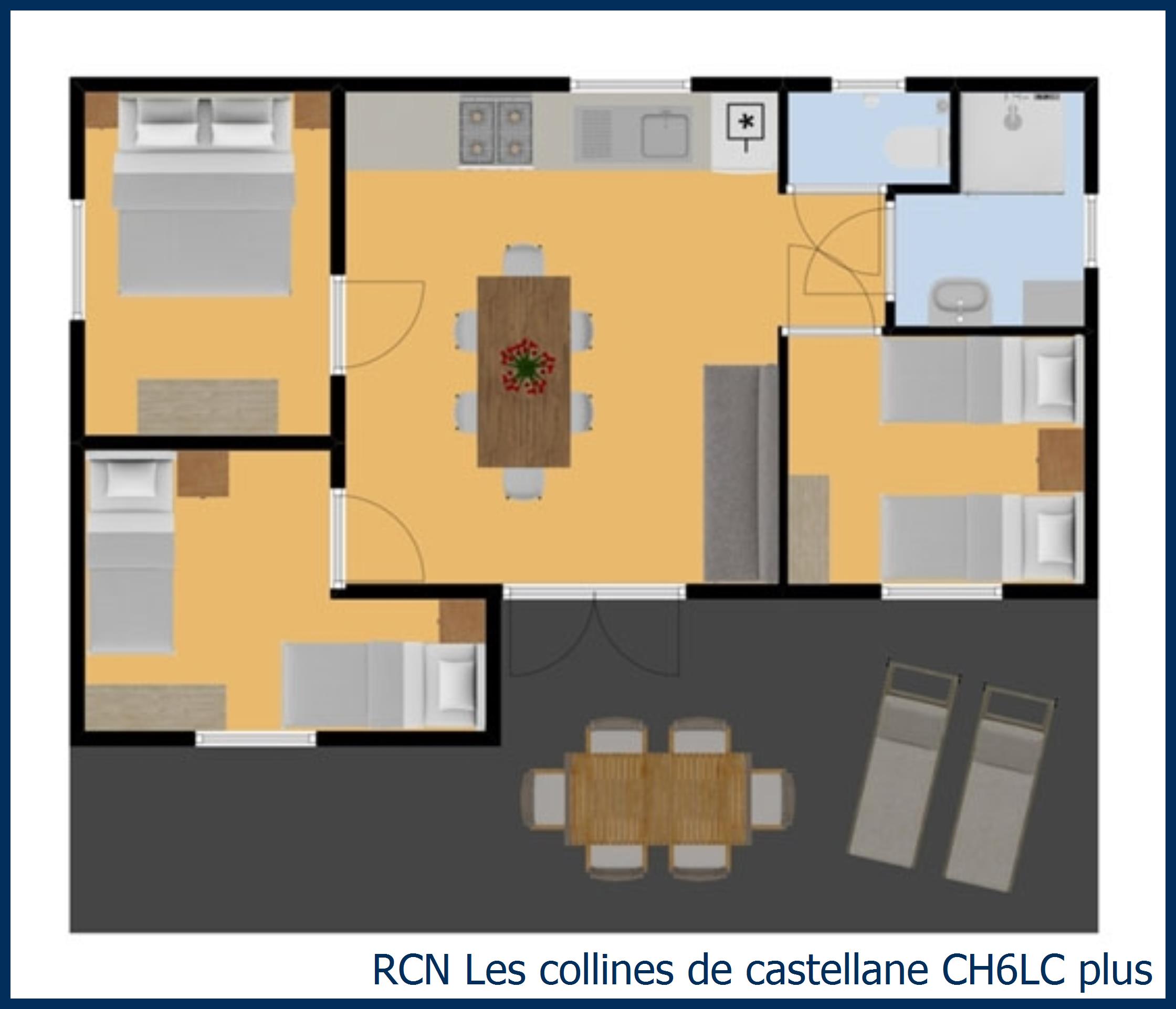 Chalet menthe CH6LC plus at Les Collines de Castellane