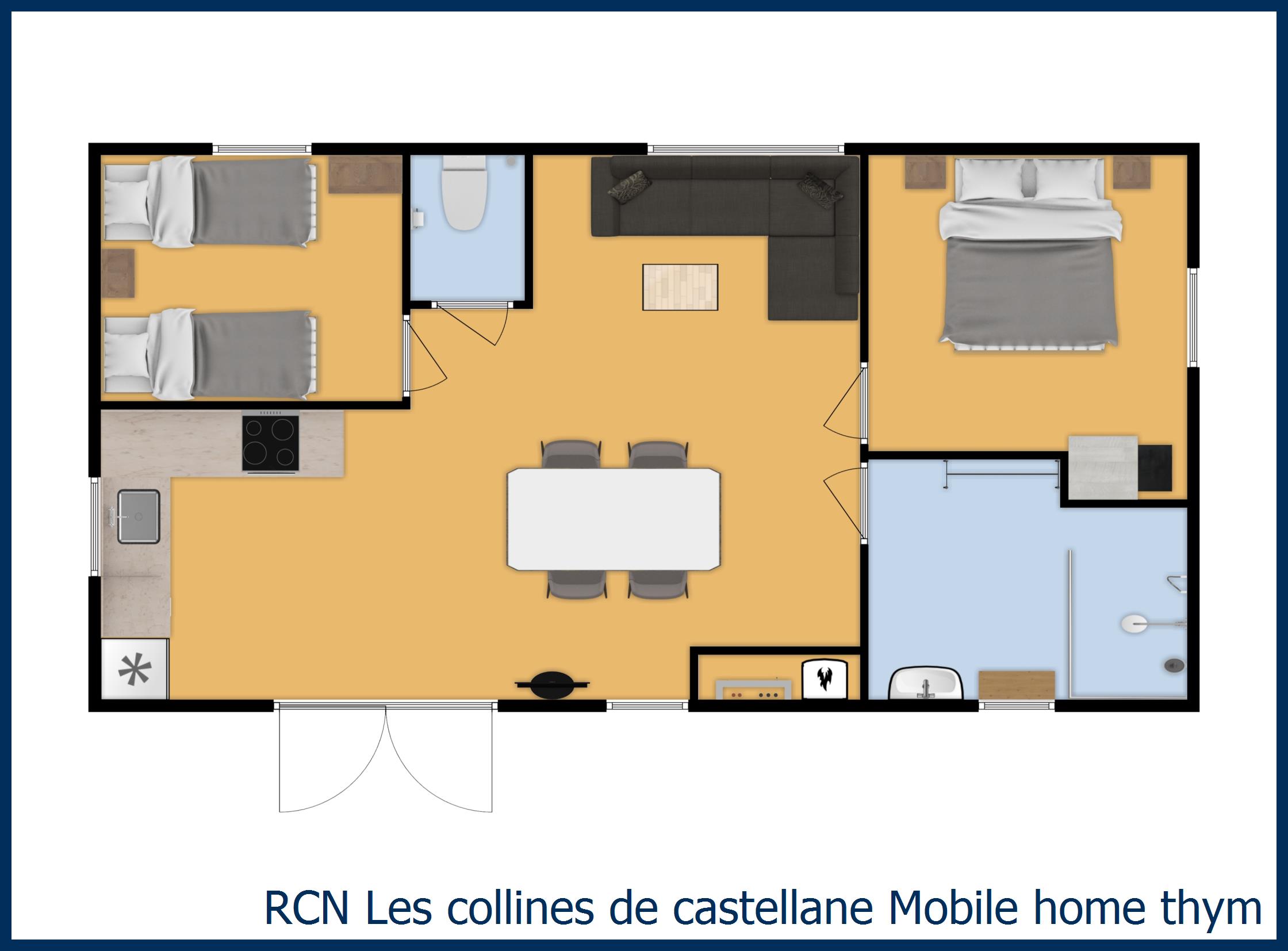 Childrens mobile home Mobile home thym at Les Collines de Castellane