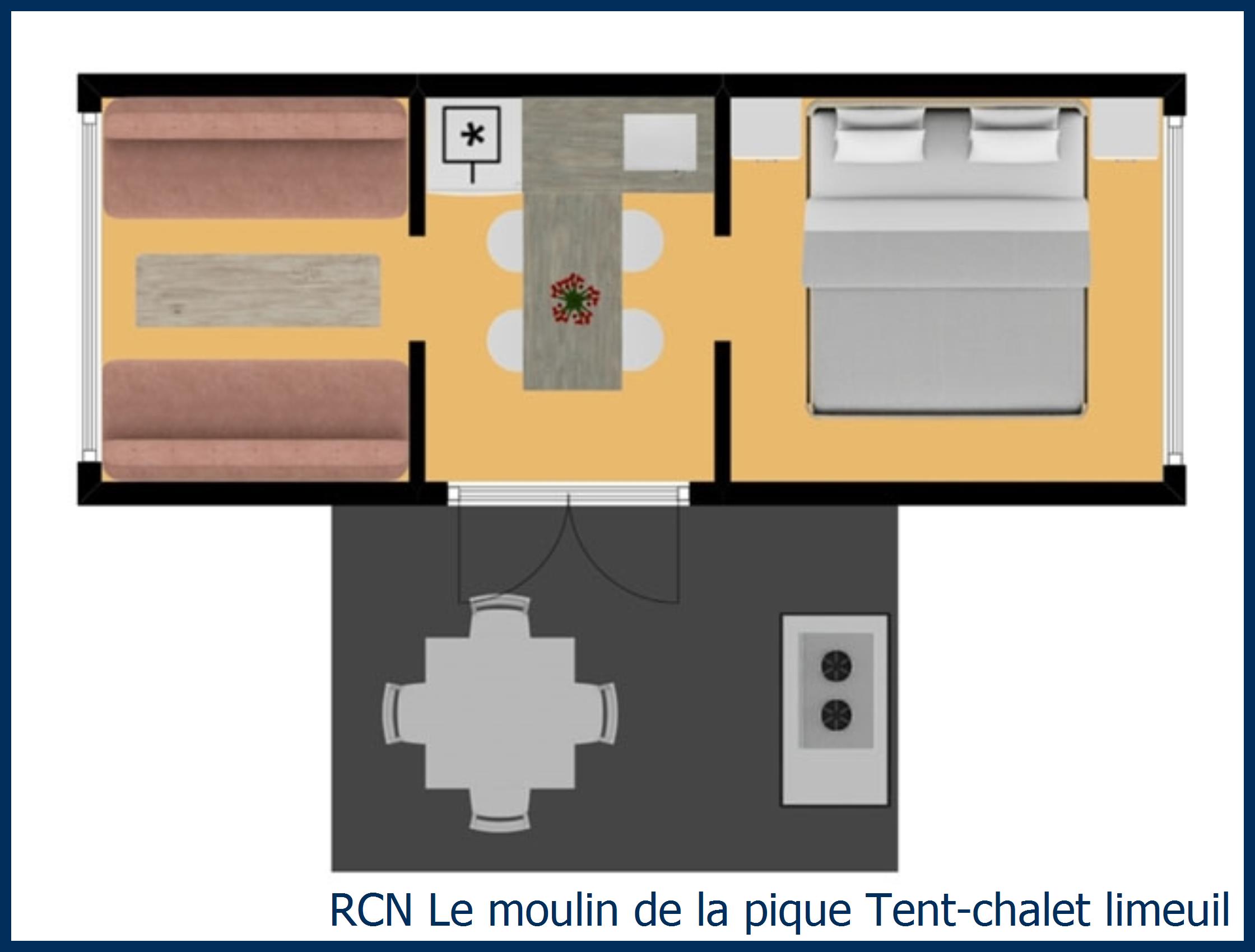 Chalet Tent- limeuil at Le Moulin de la Pique