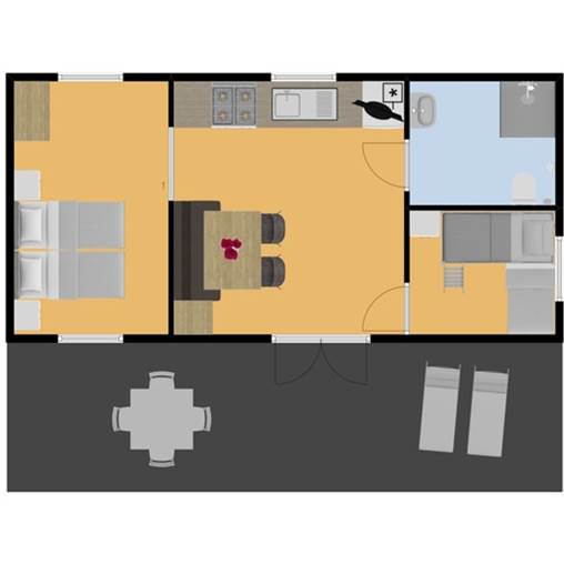 Childrens mobile home Wheelchair accessible mobile home Sarlat - 4LMV R XL at Le Moulin de la Pique