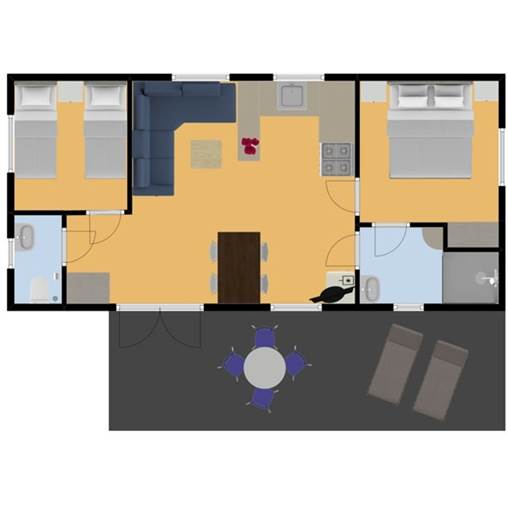 Childrens mobile home Mobile home Telline - 4PEVXLZZ at Port l'Epine