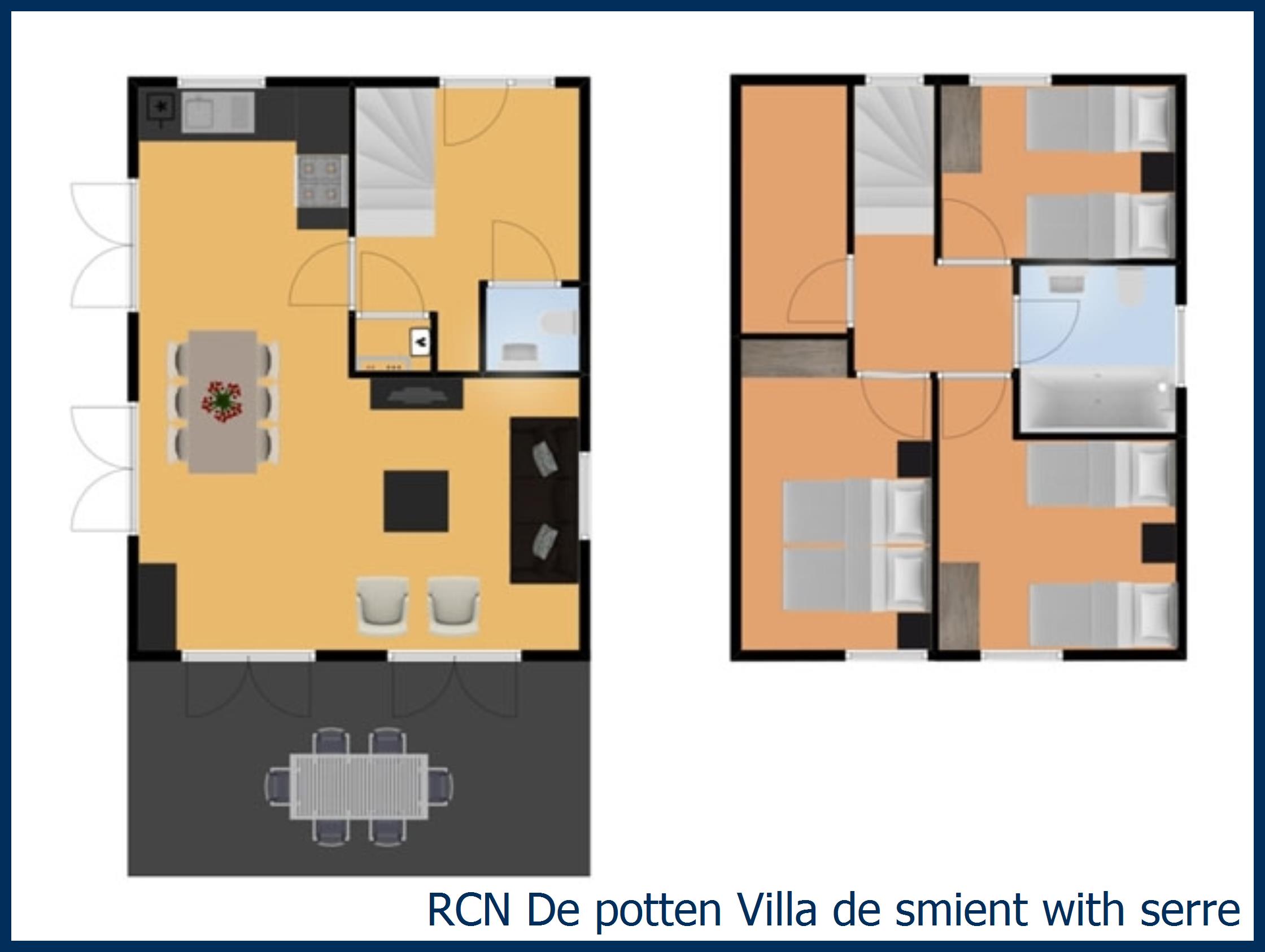 Cottage Villa de smient with serre at De Potten