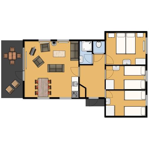 Bungalow de Leeuwerik 6L at De Roggeberg