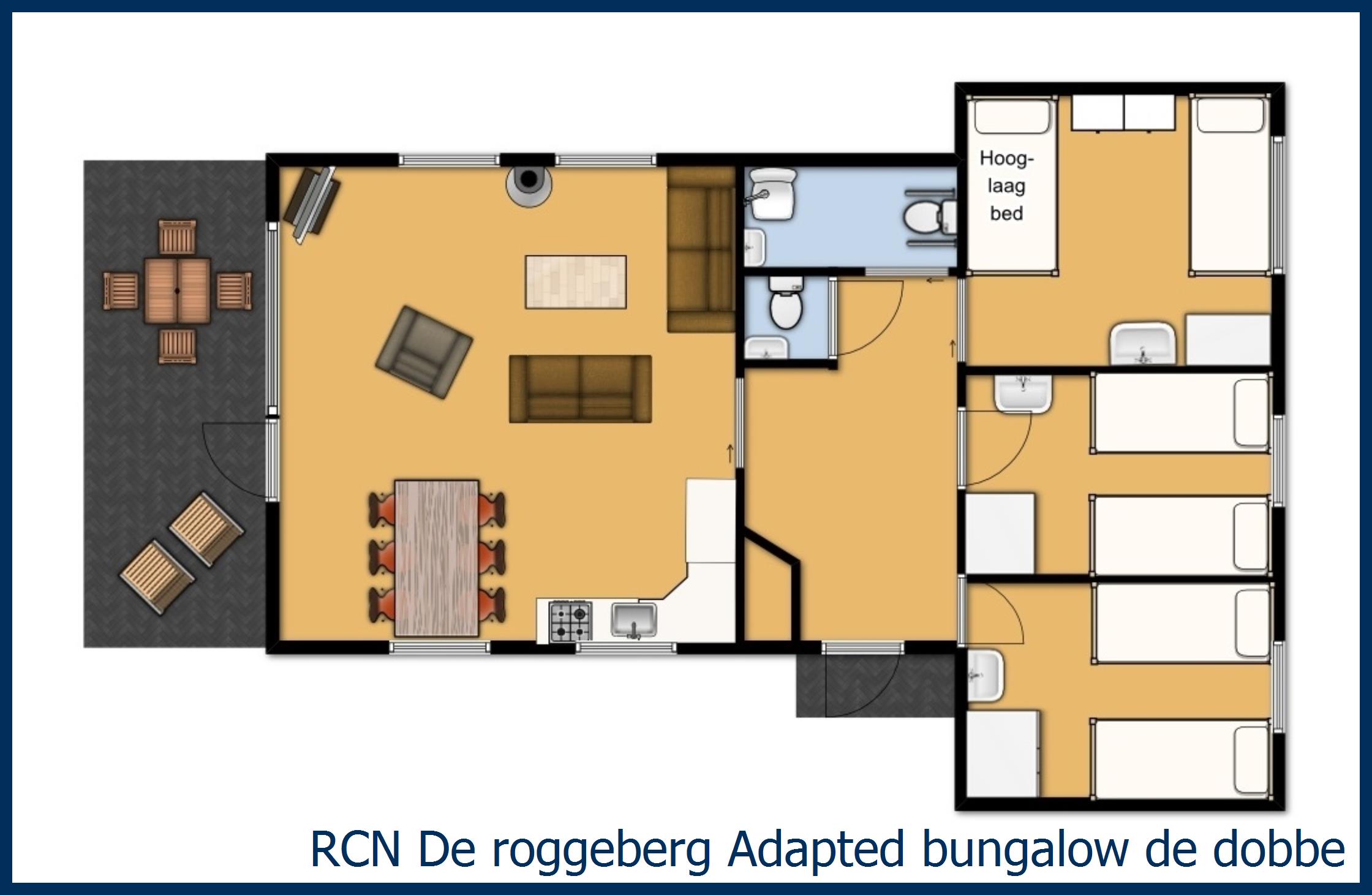 Cottage Adapted  de dobbe at De Roggeberg