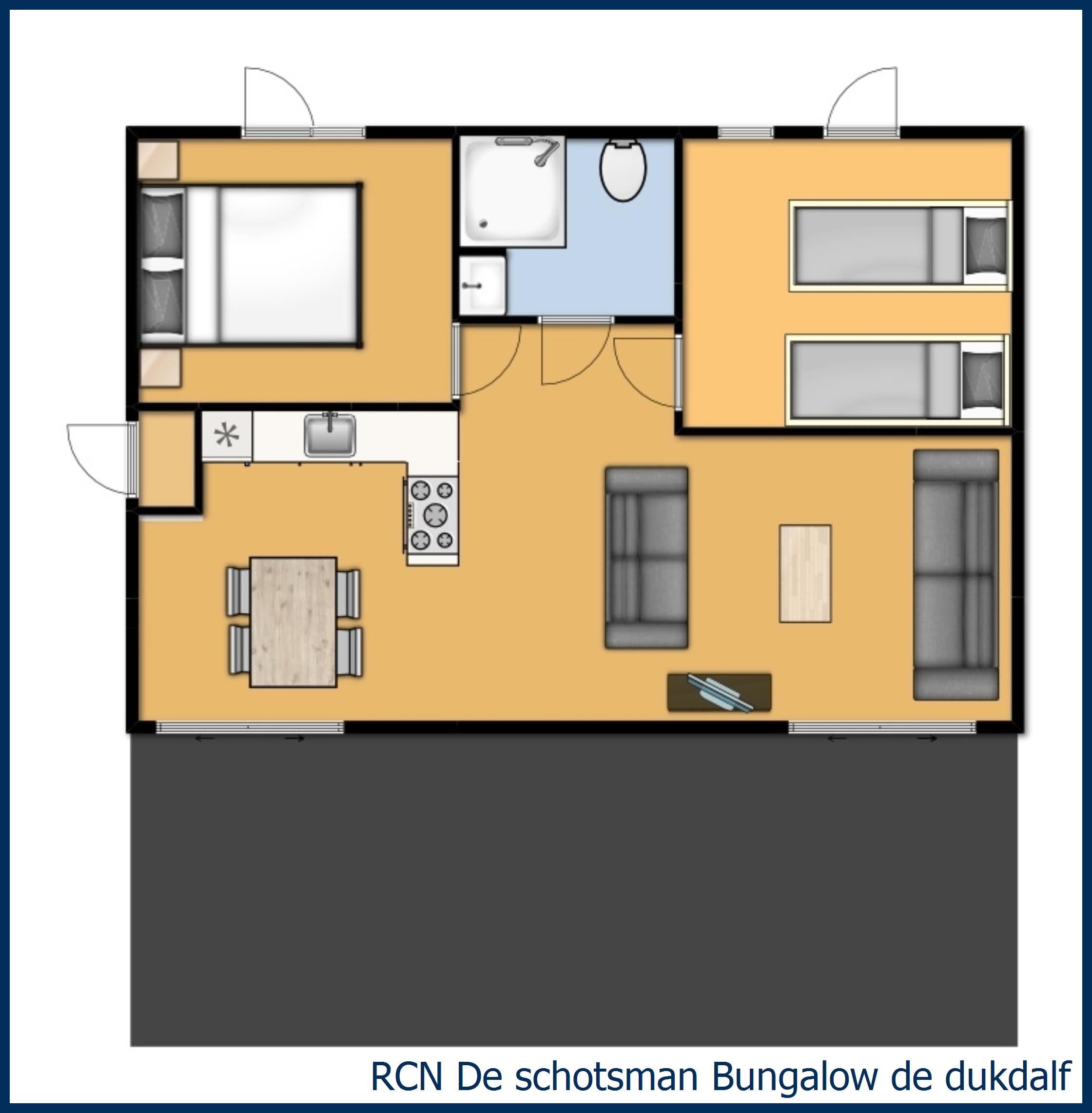 Cottage de Dukdalf at De Schotsman