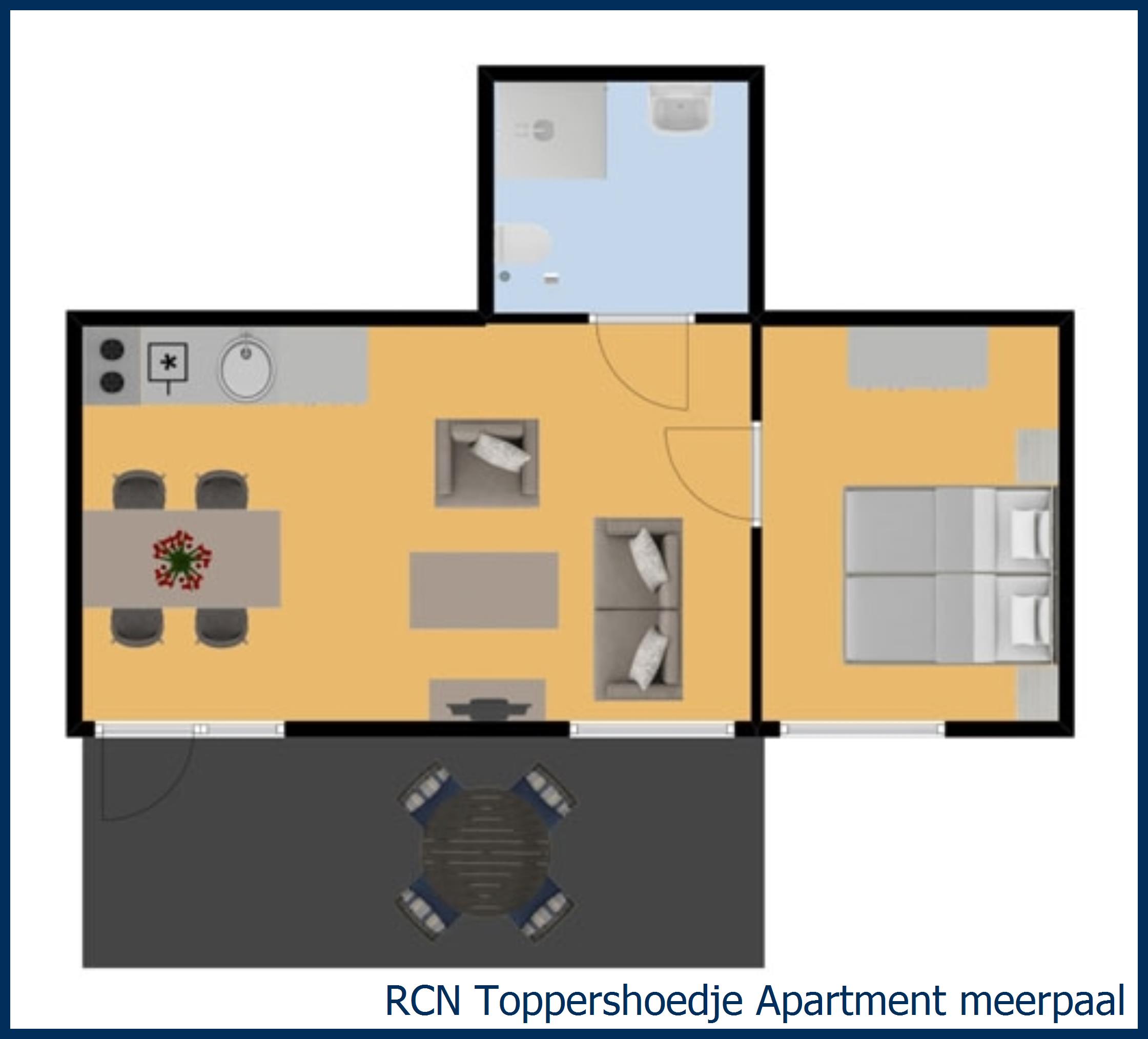 apartment Meerpaal at Toppershoedje