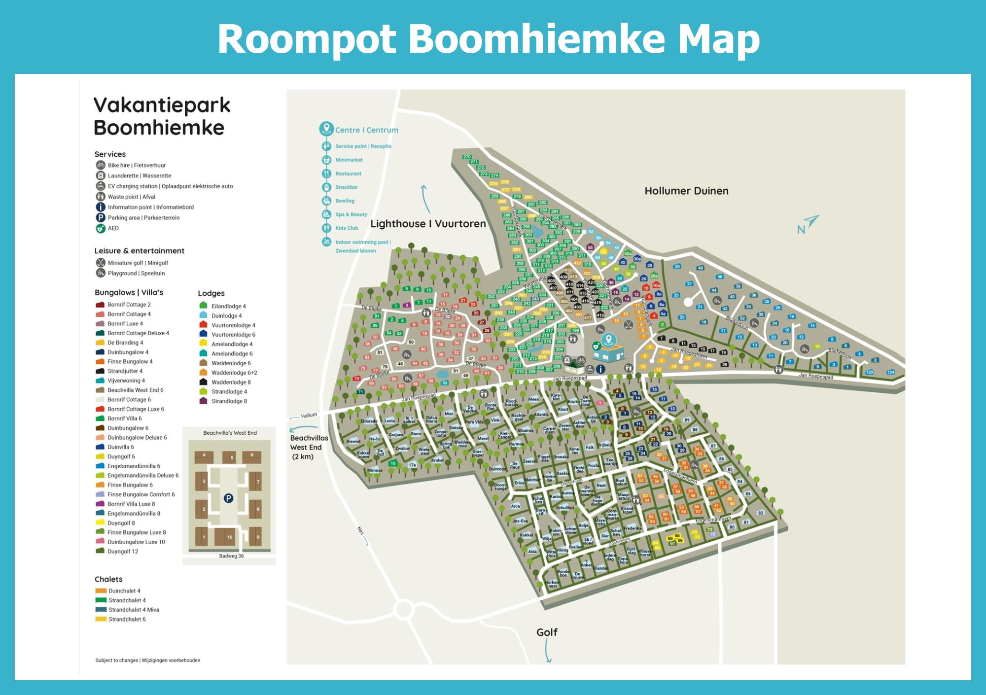 Map Roompot Boomhiemke