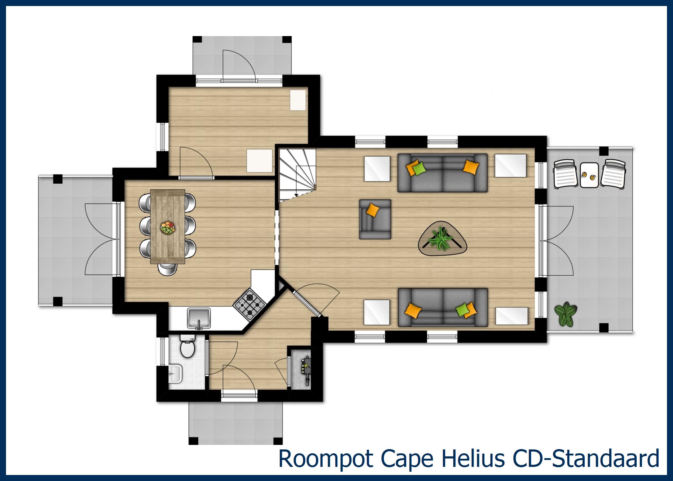 Bungalow CD-Standaard at Cape Helius