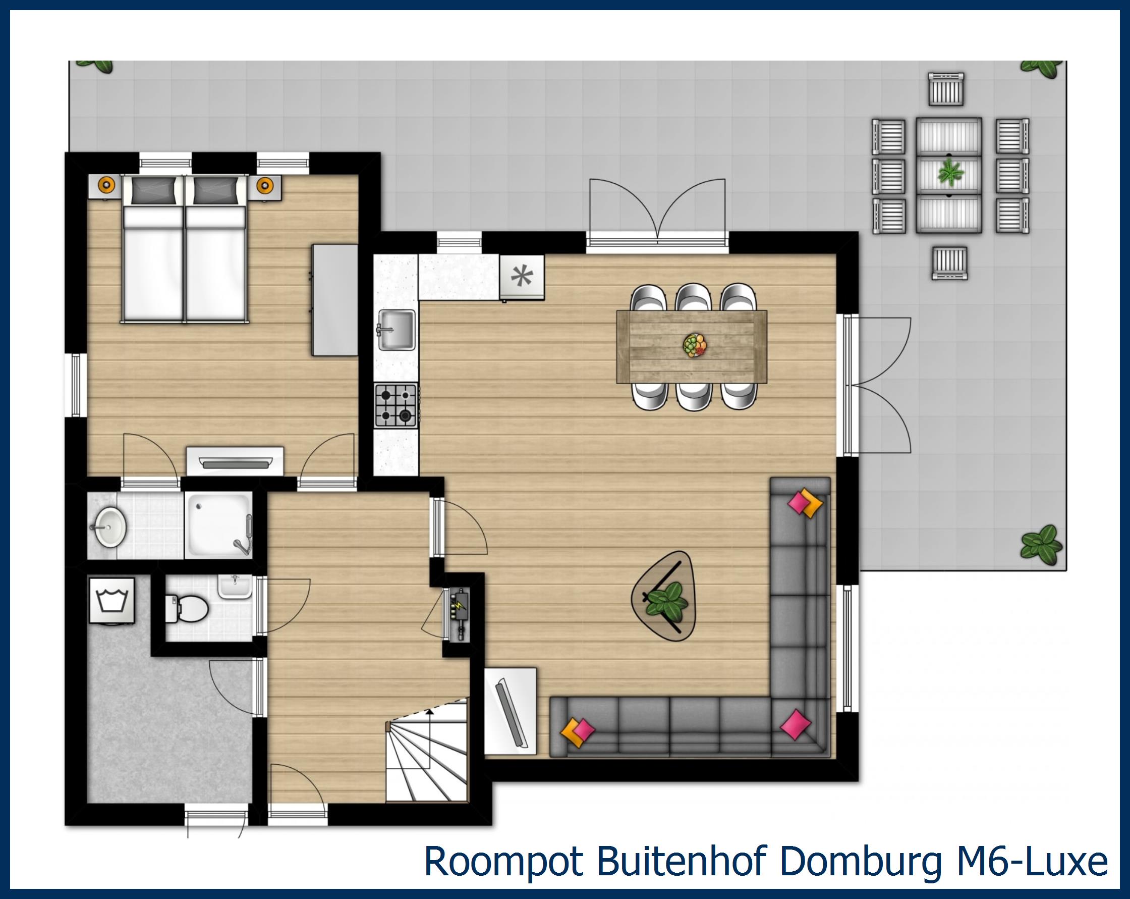 Bungalow M6-Luxe at Buitenhof Domburg