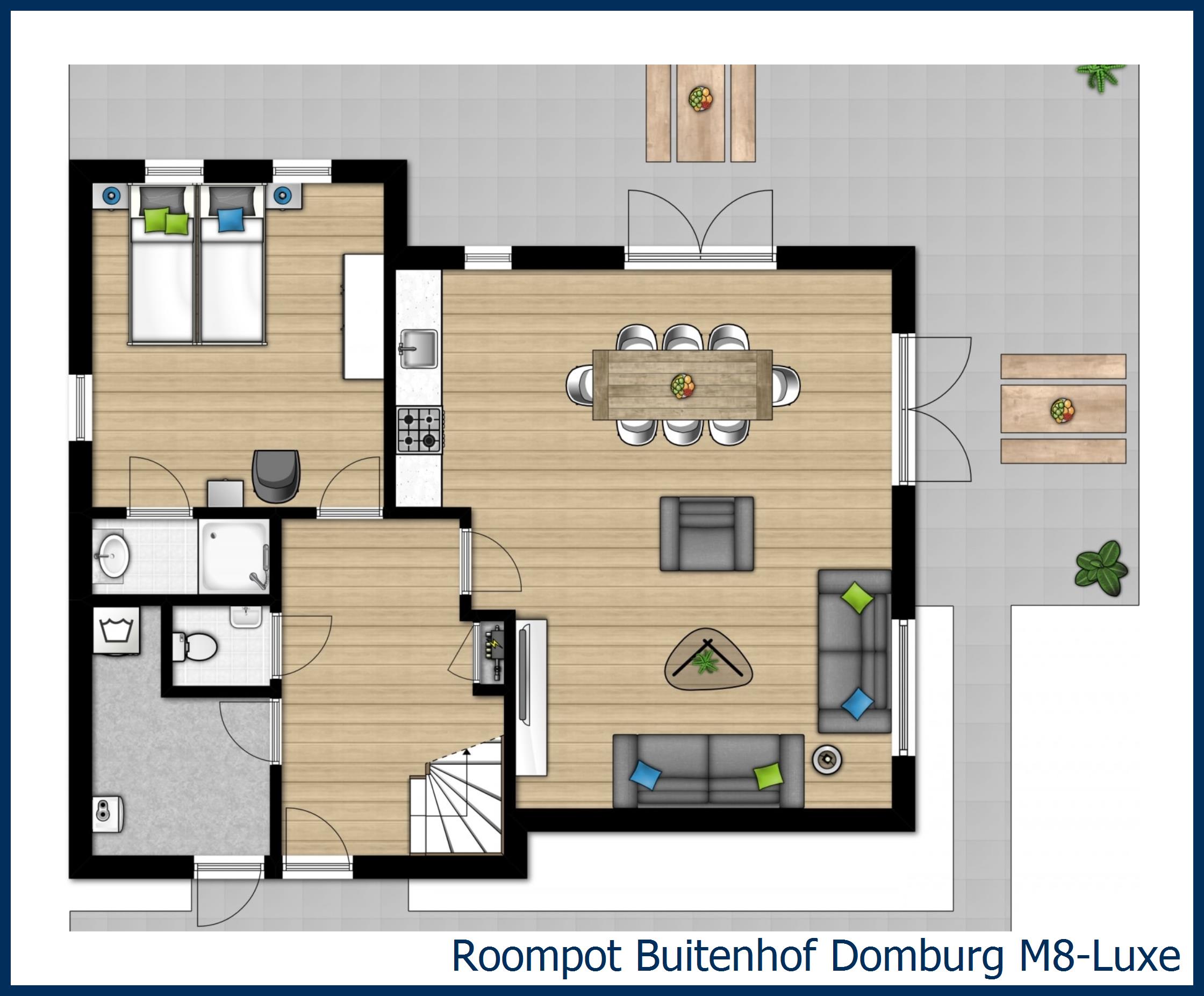 Bungalow M8-Luxe at Buitenhof Domburg