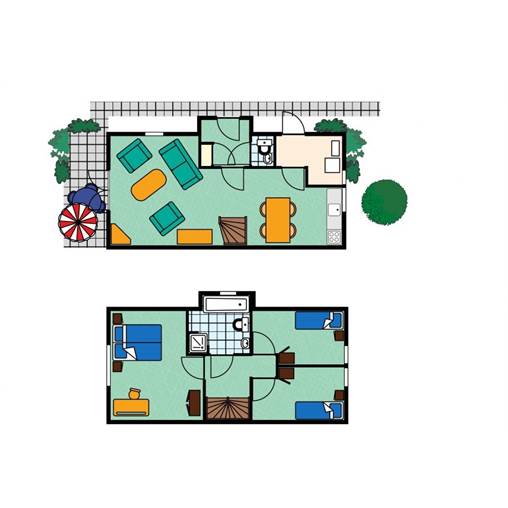 Bungalow VWL at Noordzee Résidence De Banjaard