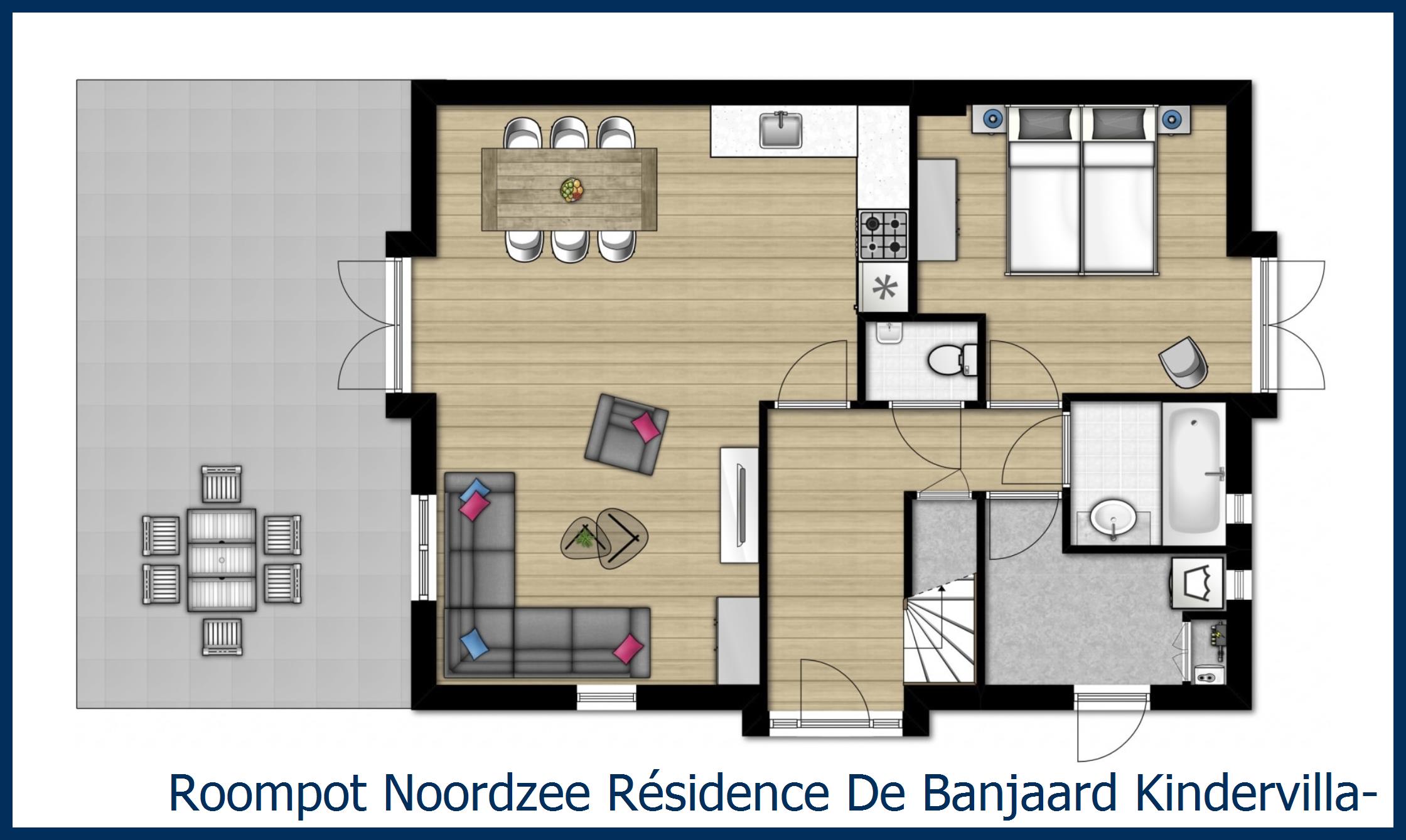 Villa Kindervilla-R7 at Noordzee Résidence De Banjaard