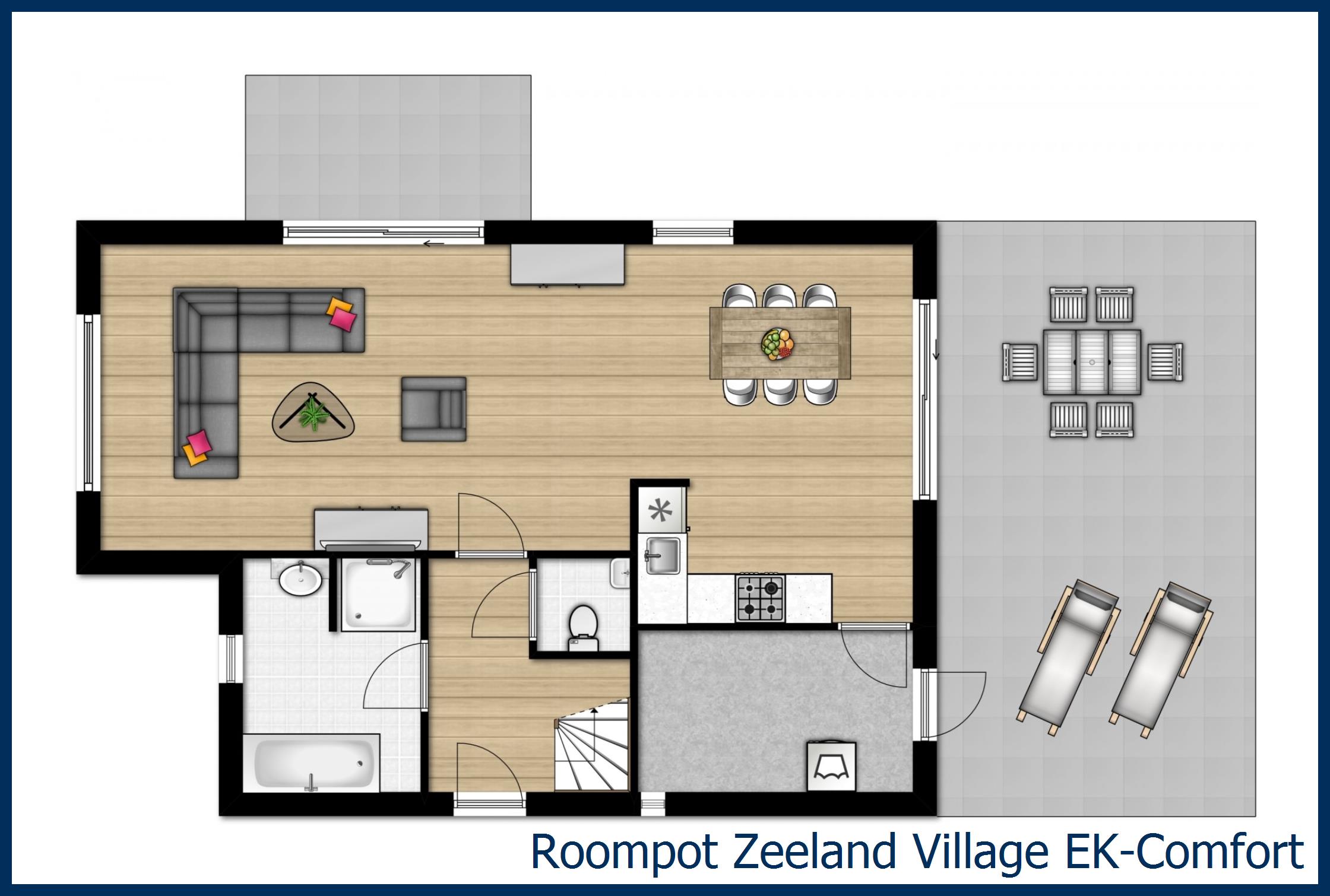 Bungalow EK-Comfort at Zeeland Village