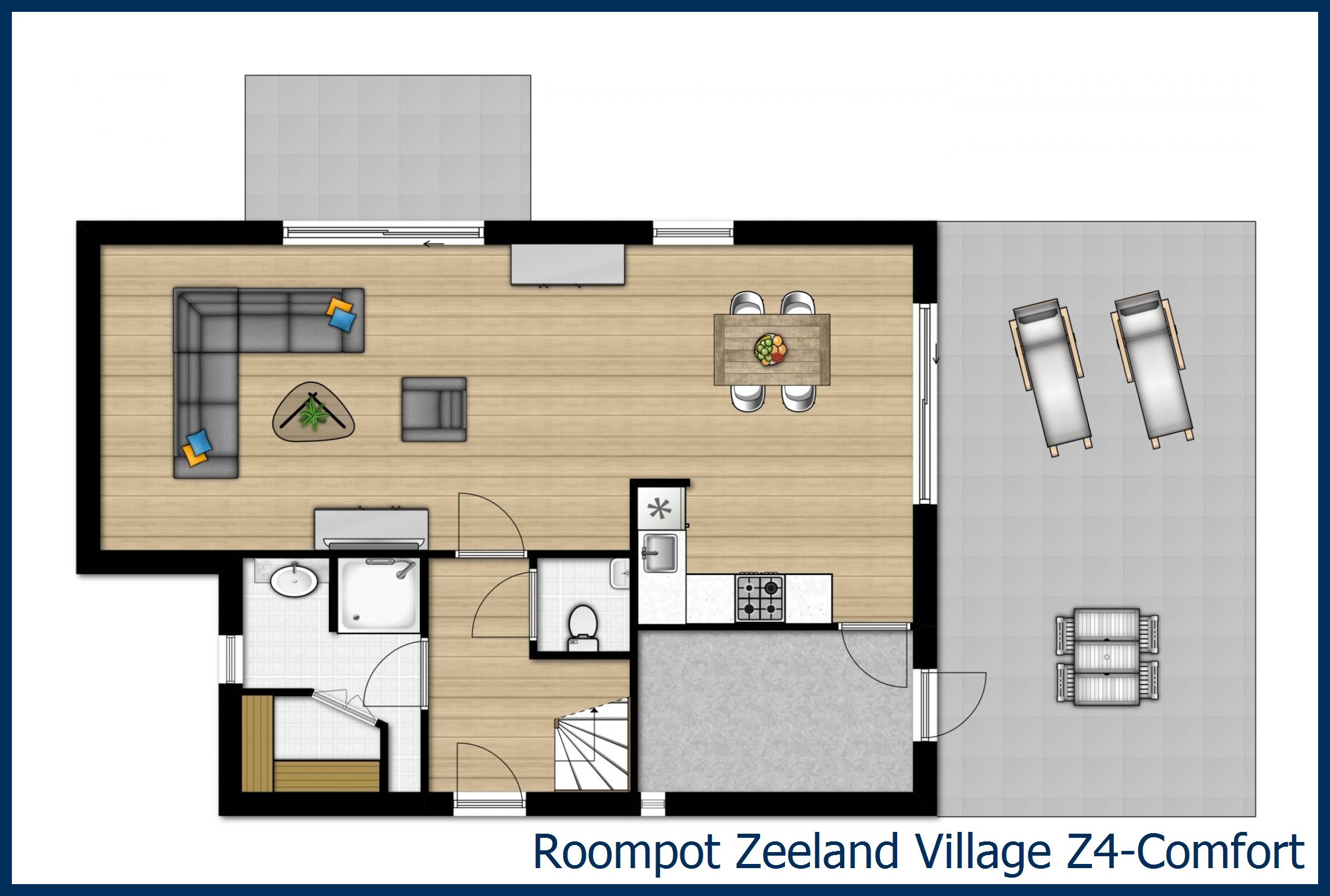Bungalow Z4-Comfort at Zeeland Village