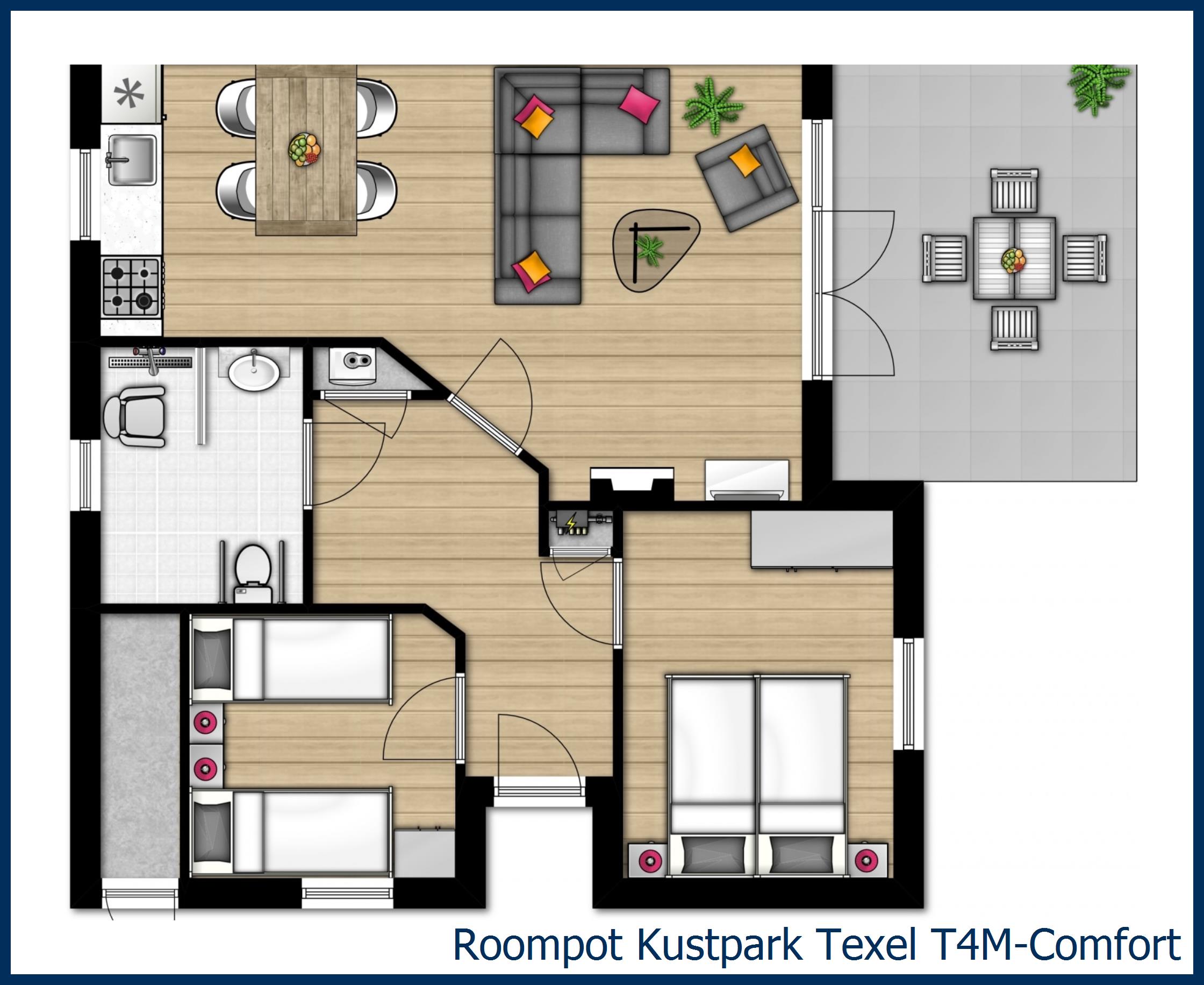 Bungalow T4M-Comfort at Kustpark Texel