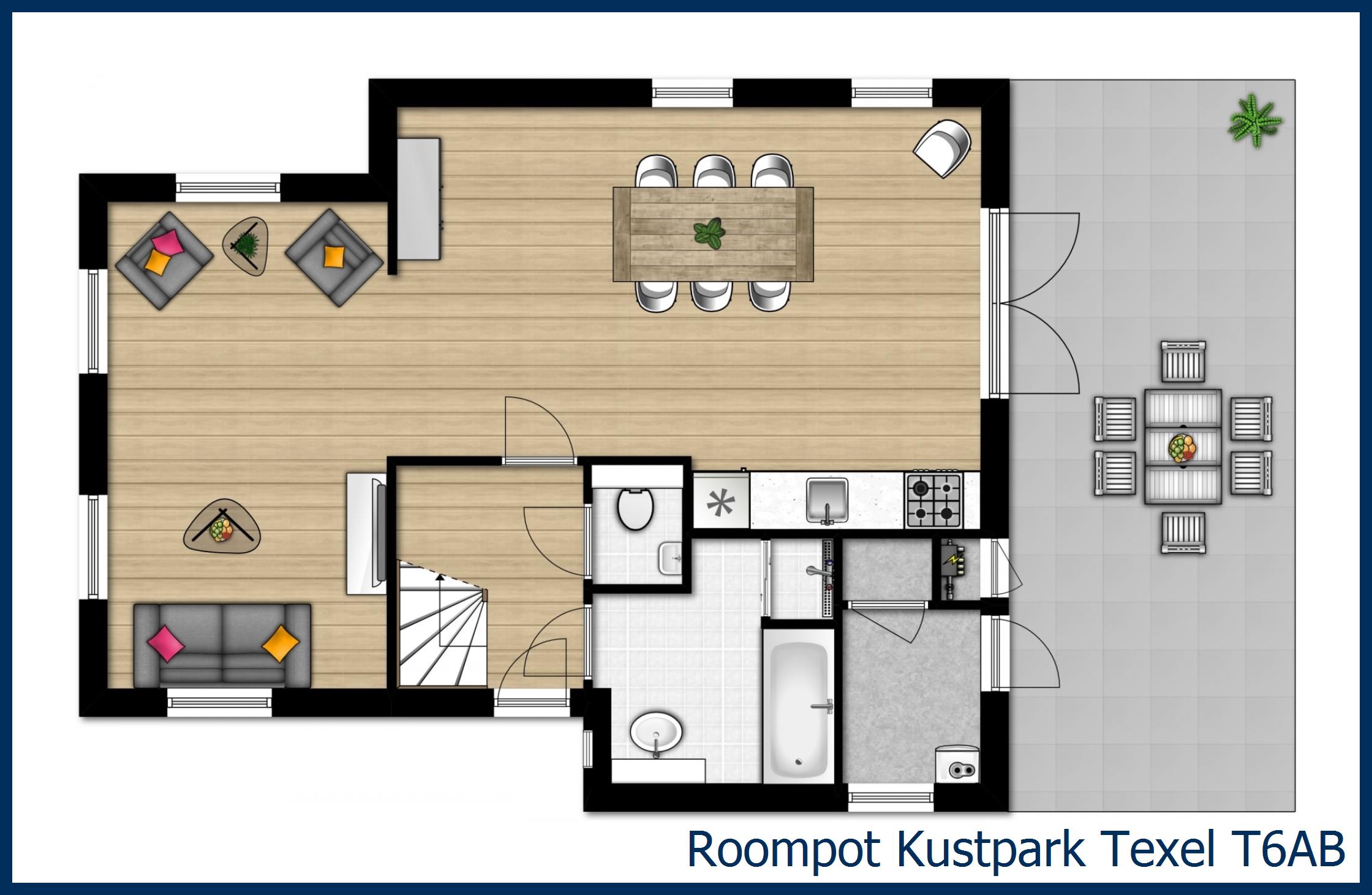 Bungalow T6AB at Kustpark Texel