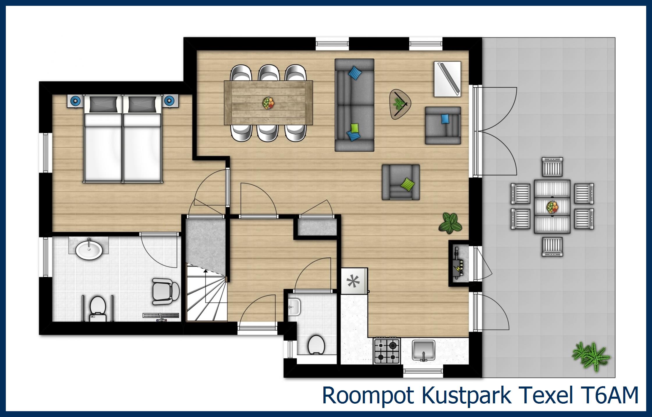 Bungalow T6AM at Kustpark Texel