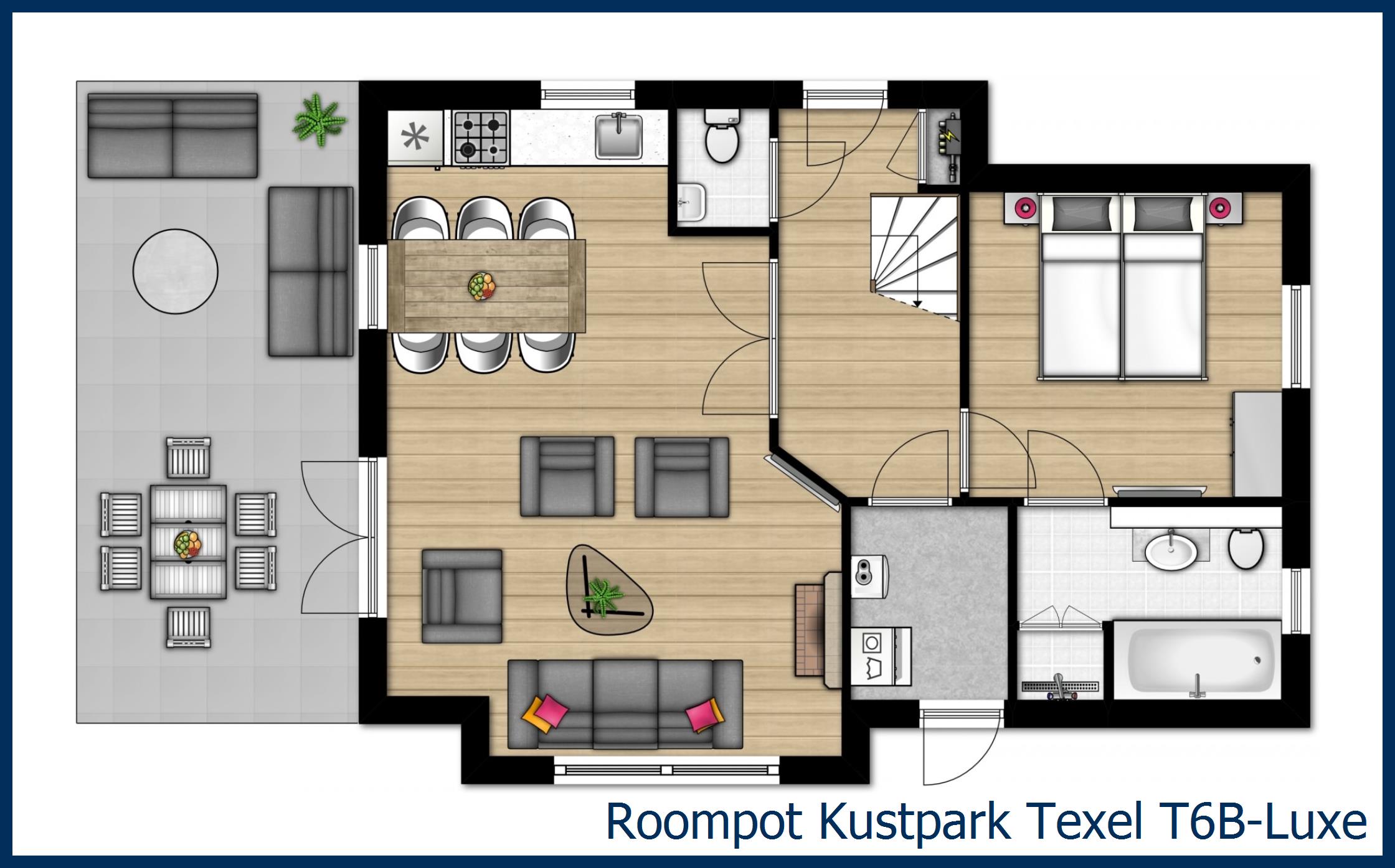 Bungalow T6B-Luxe at Kustpark Texel