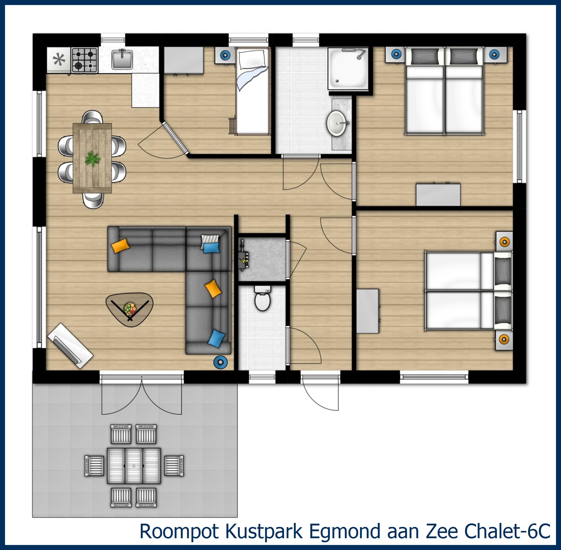 Chalet 6C at Kustpark Egmond aan Zee