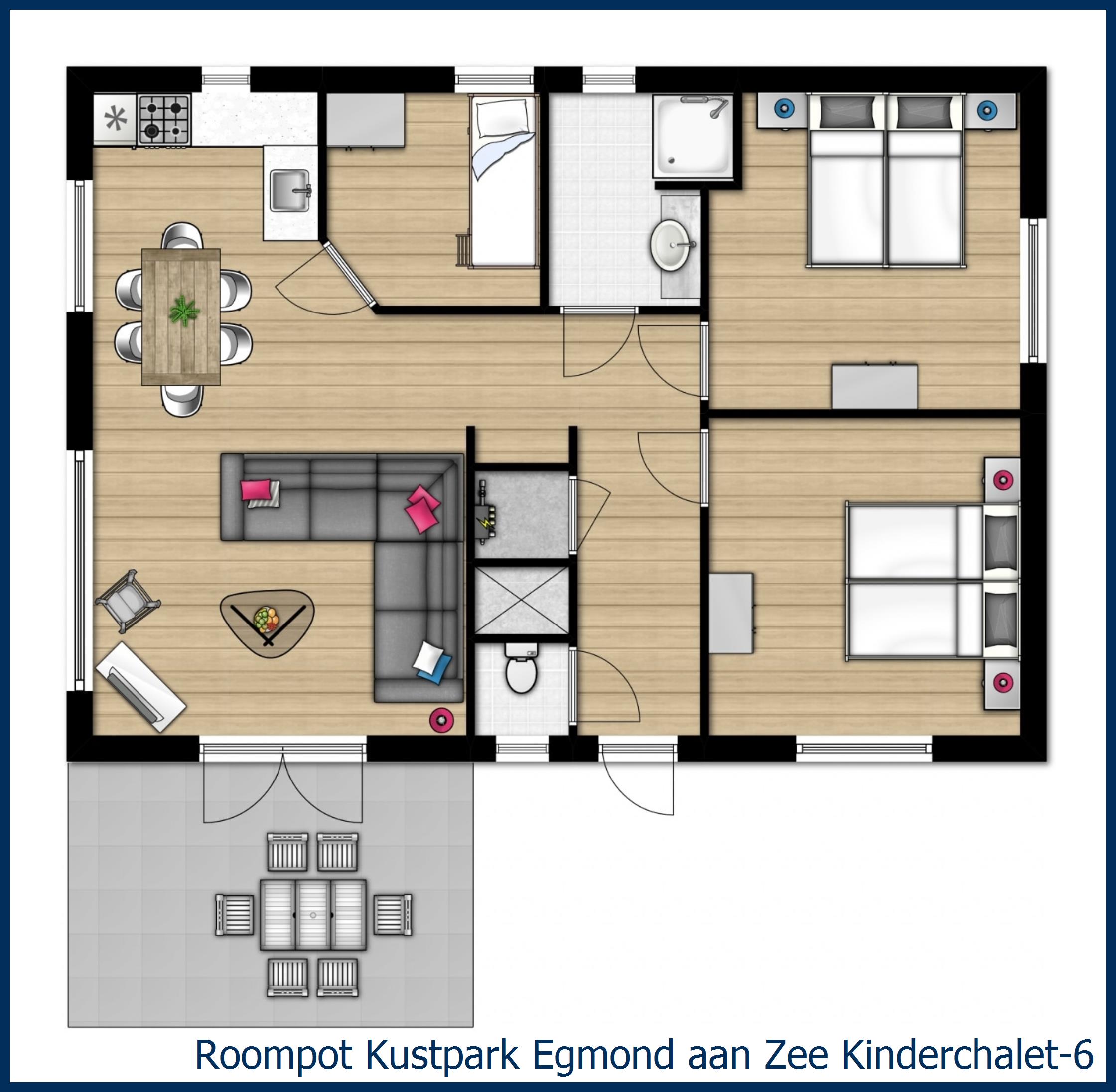 Chalet Kinder-6 at Kustpark Egmond aan Zee