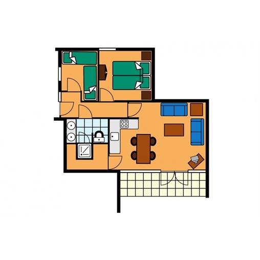 Bungalow KVL4 at Klein Vink