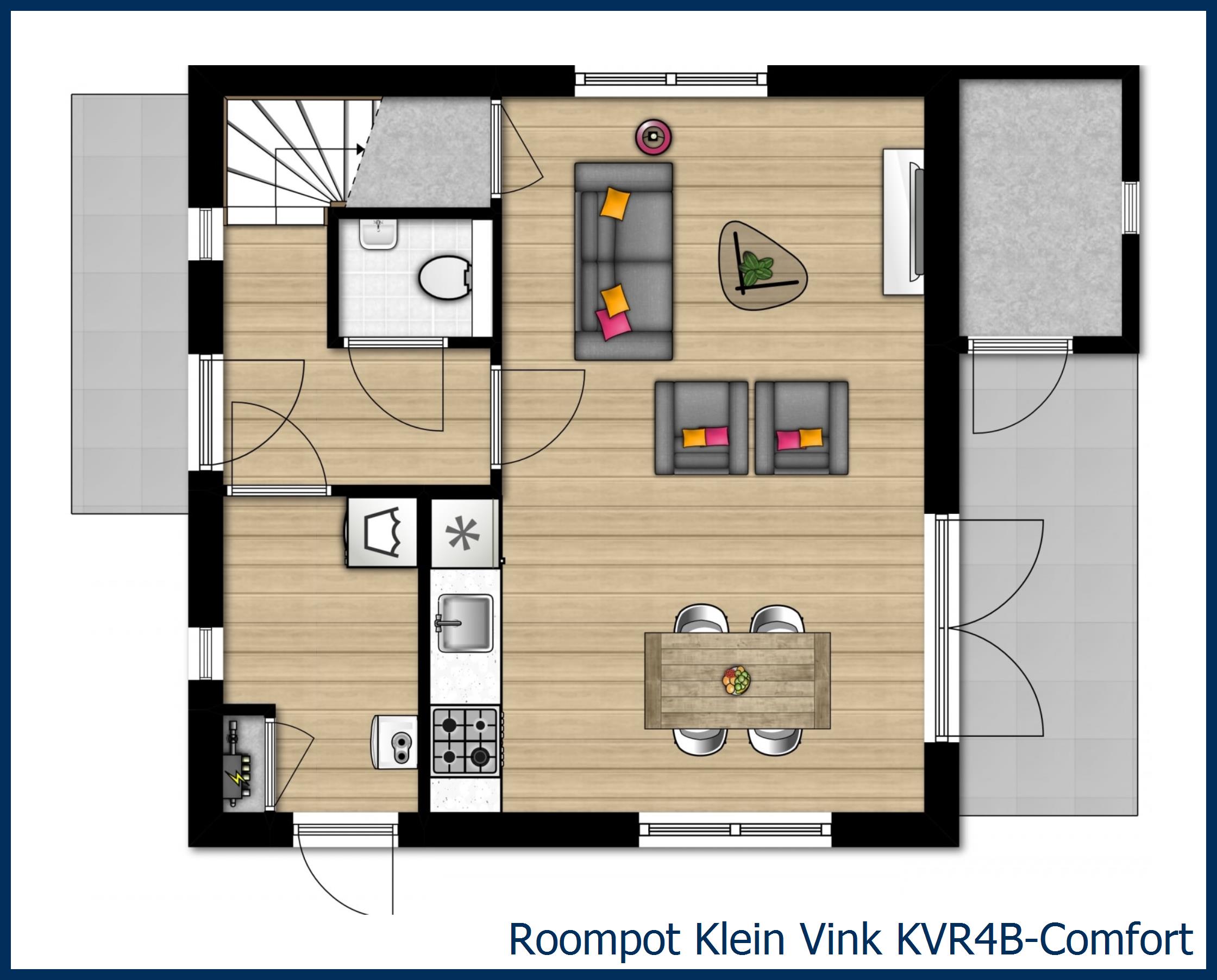 Villa KVR4B-Comfort at Klein Vink