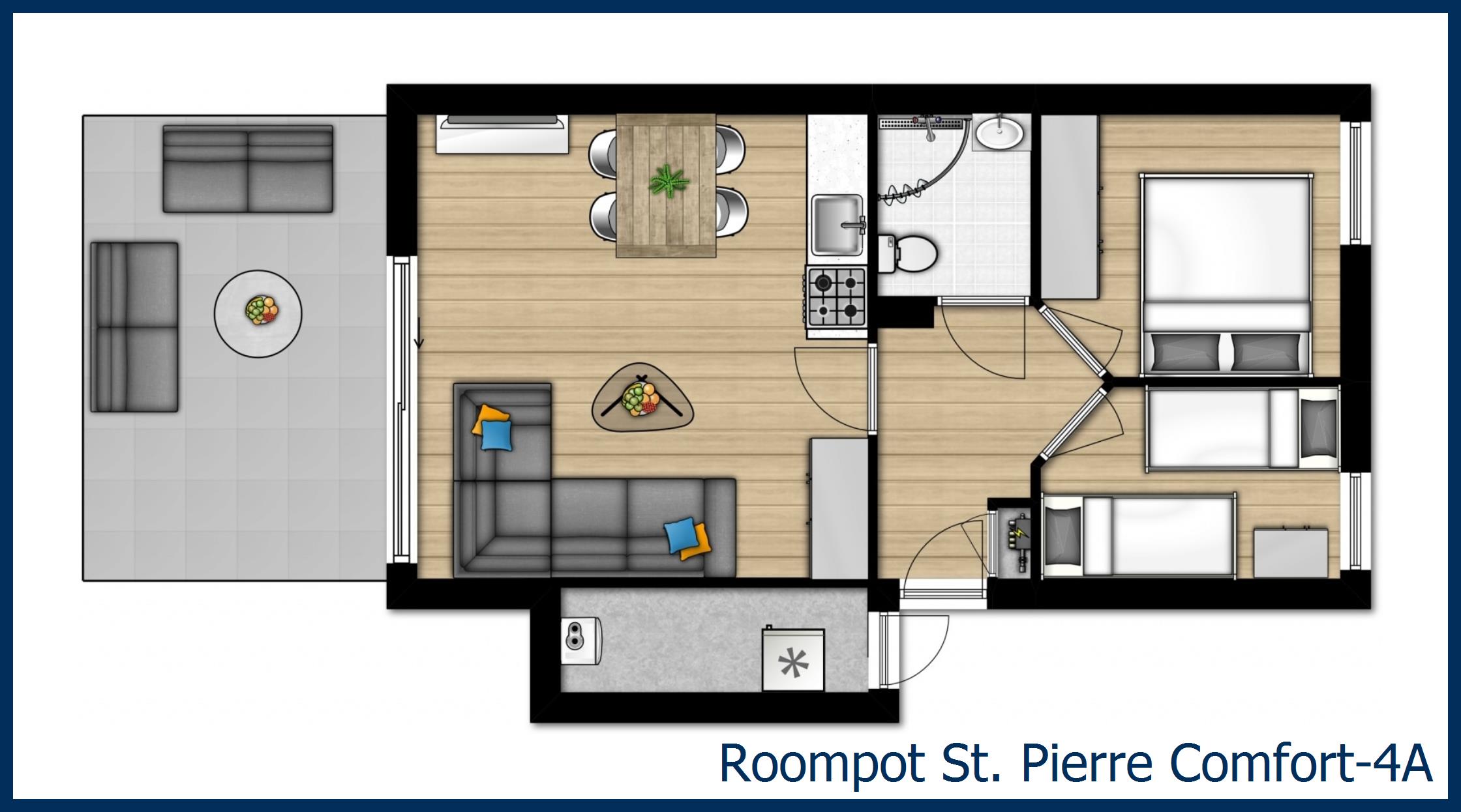 Bungalow Comfort-4A at St. Pierre