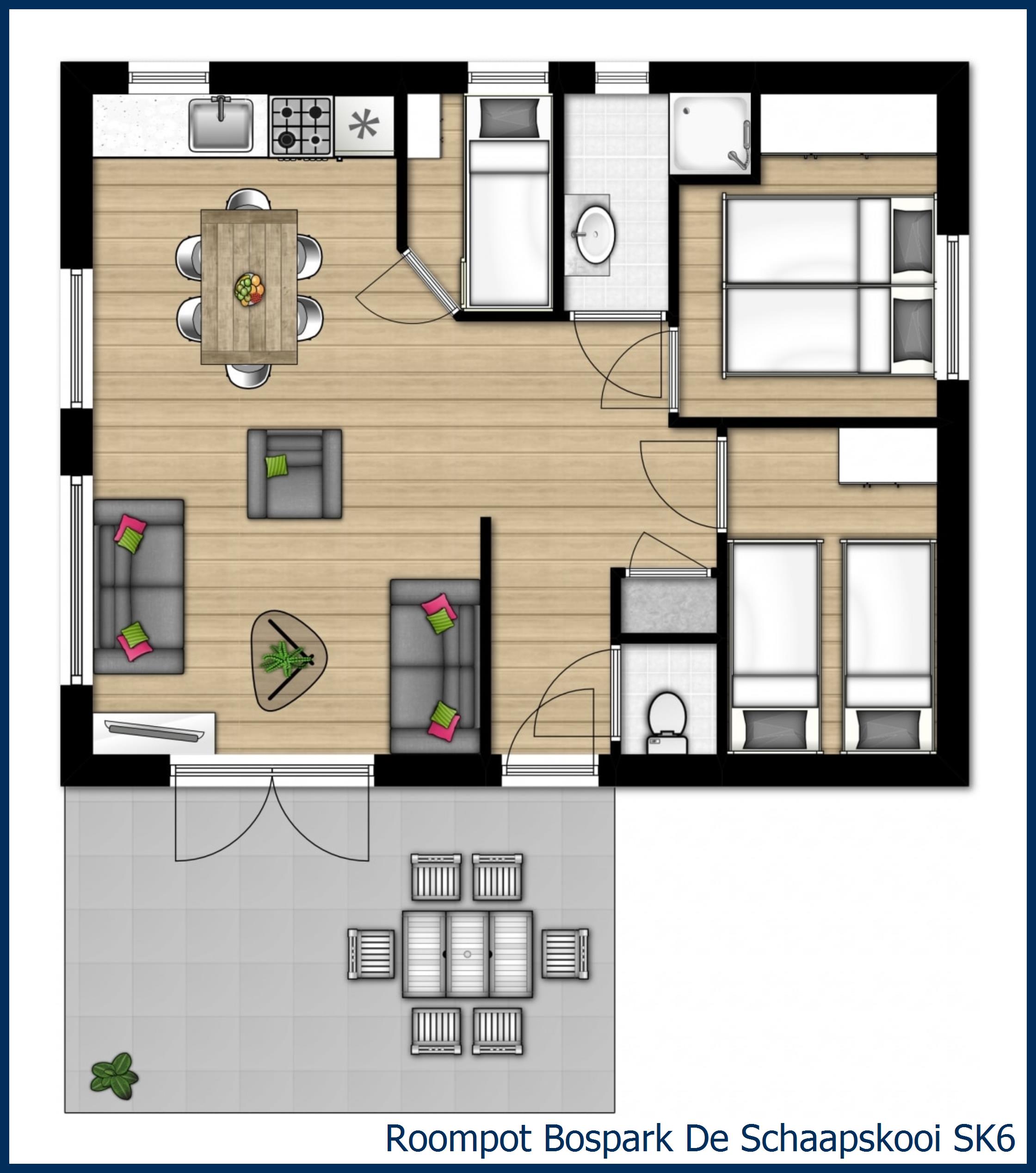 Chalet SK6 at Bospark De Schaapskooi