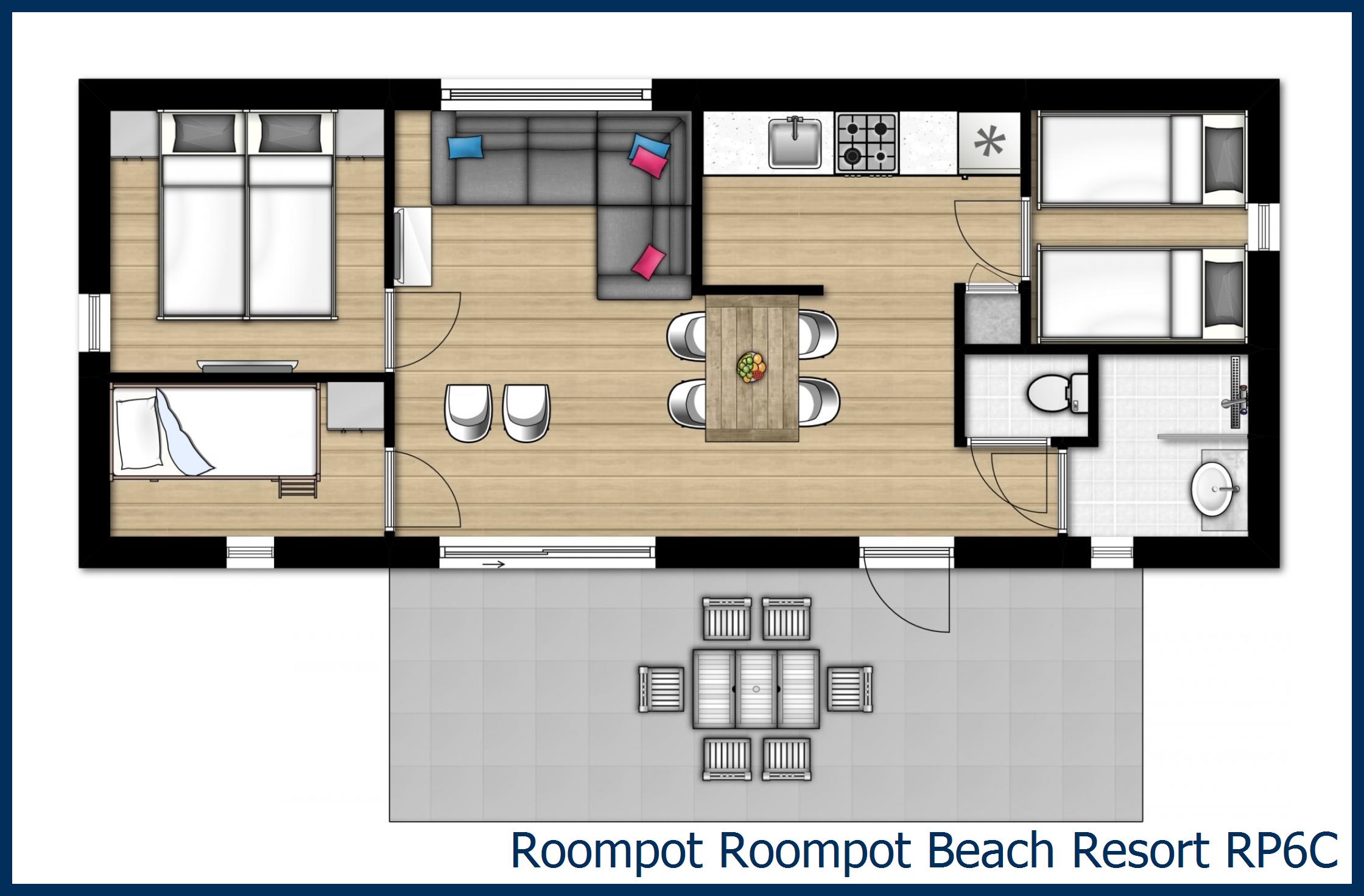 Chalet RP6C at Beach Resort
