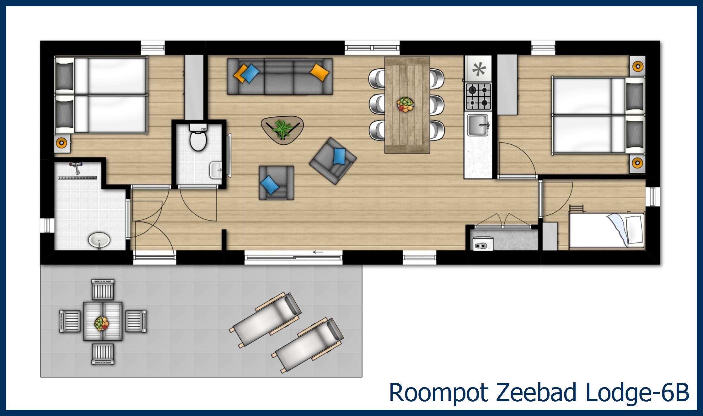Lodge Lodge-6B at Zeebad