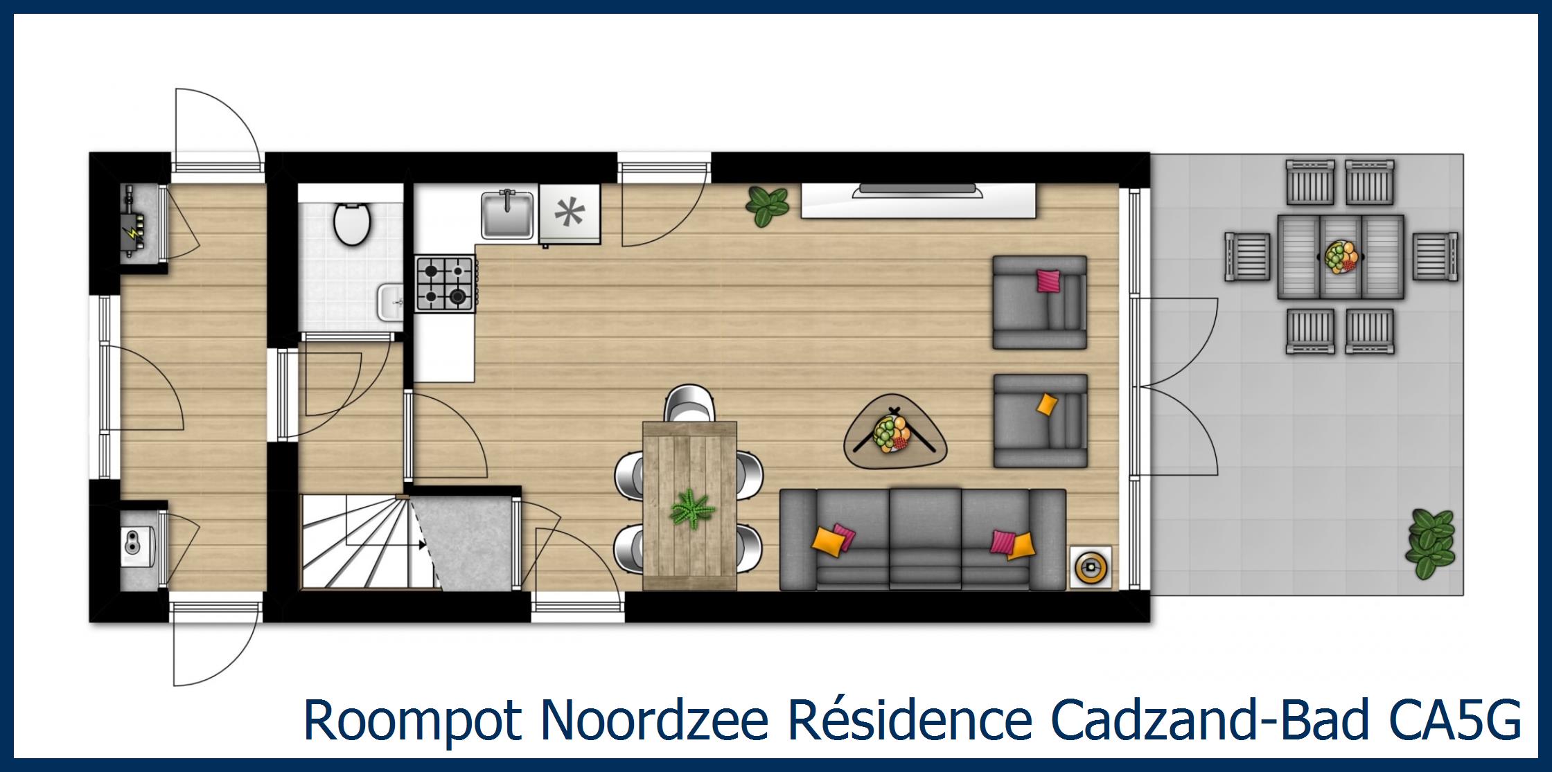 Bungalow CA5G at Noordzee Résidence Cadzand-Bad