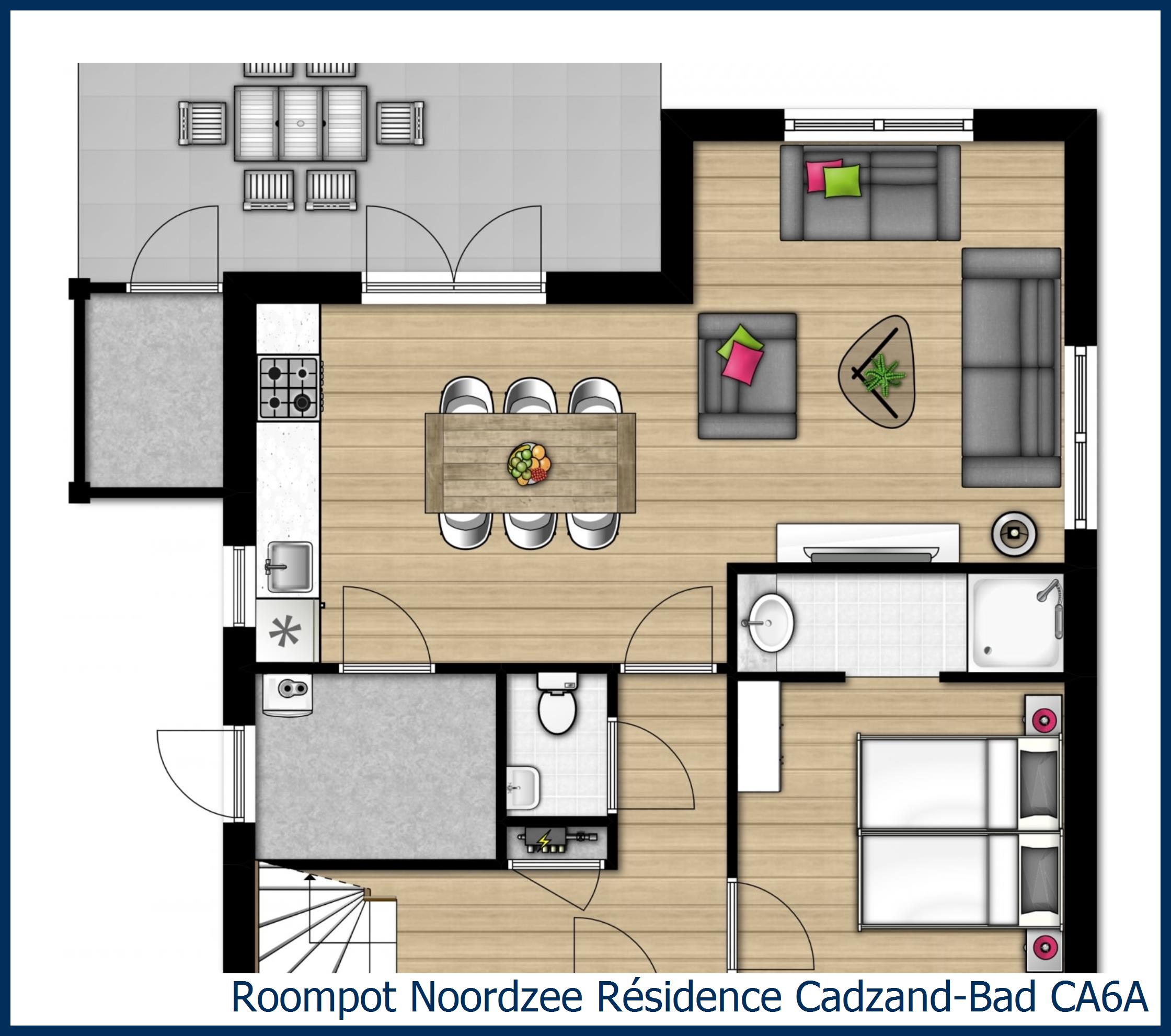 Villa CA6A at Noordzee Résidence Cadzand-Bad