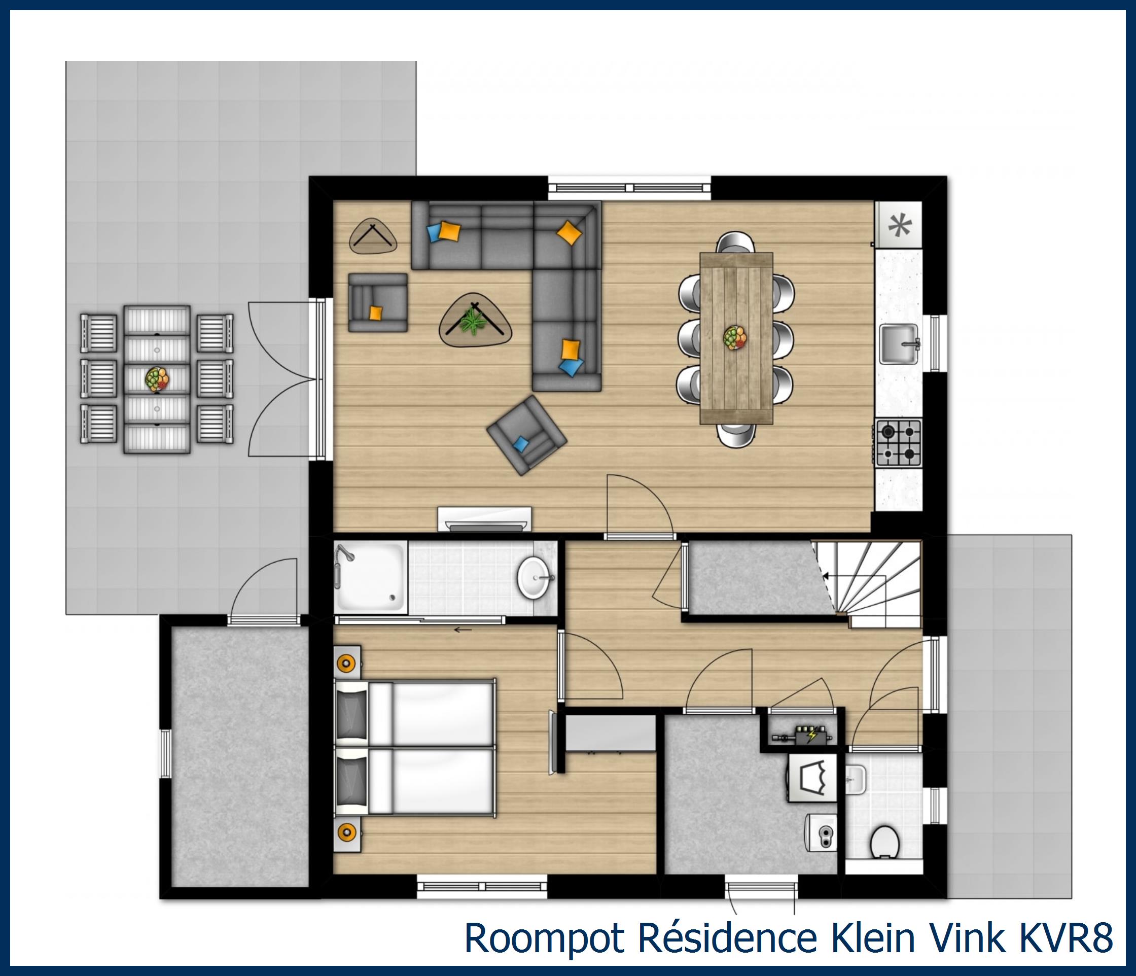 Bungalow KVR8 at Résidence Klein Vink