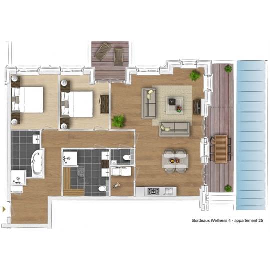  Bordeaux Wellness 4 at Résidence Wijngaerde