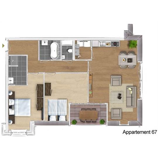  Bordeaux Comfort 4 at Résidence Wijngaerde