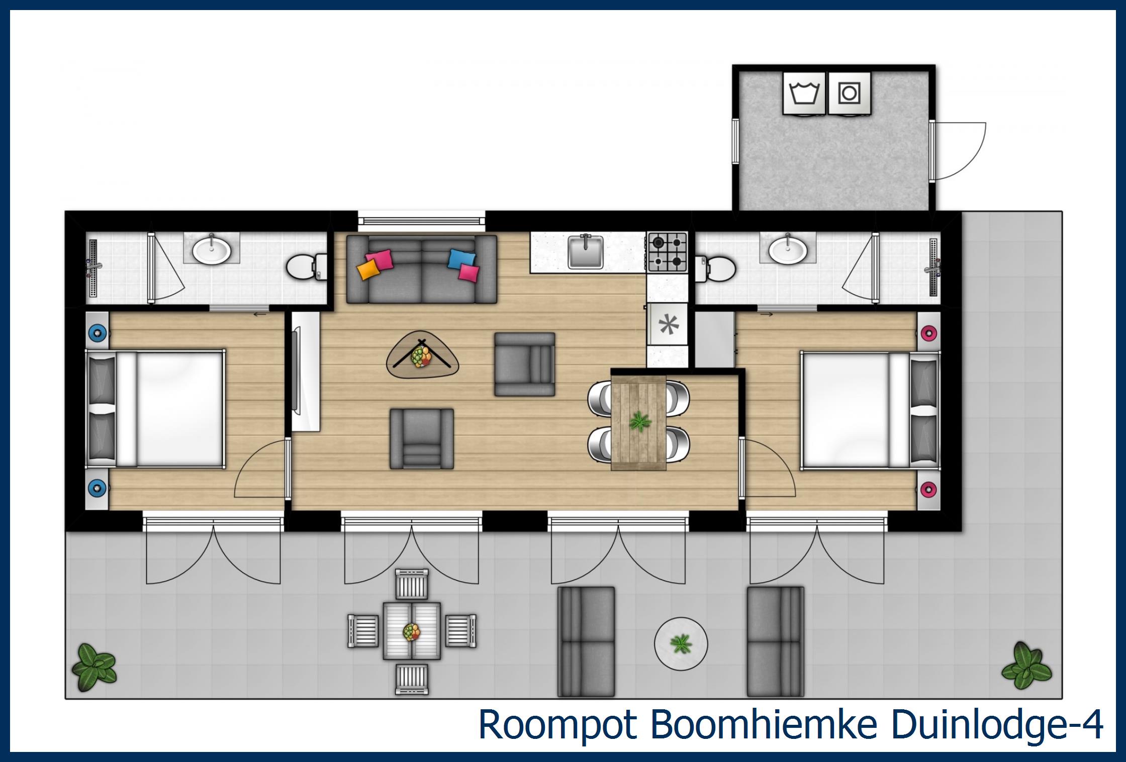 Lodge Duinlodge-4 at Boomhiemke