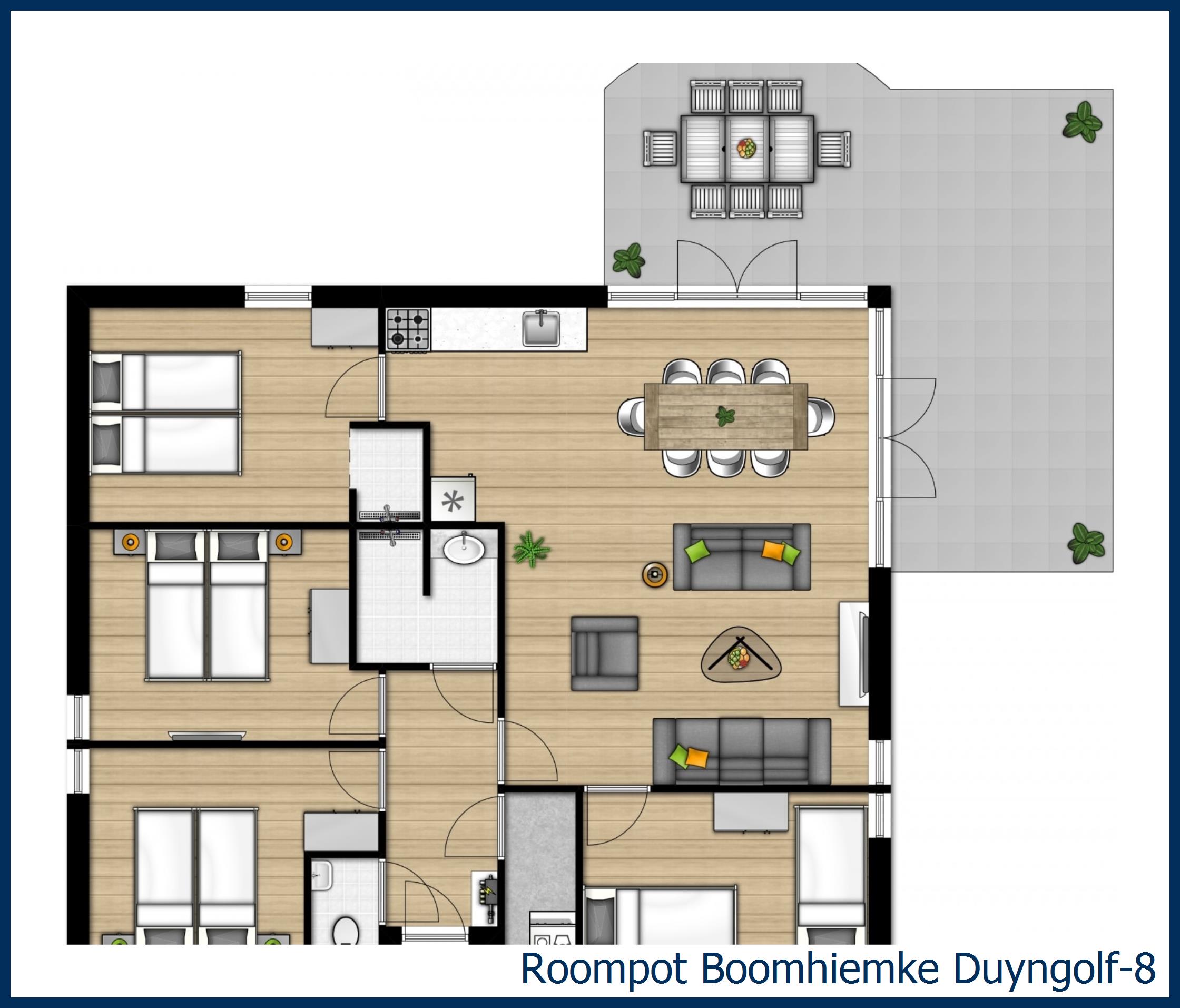 Bungalow Duyngolf-8 at Boomhiemke