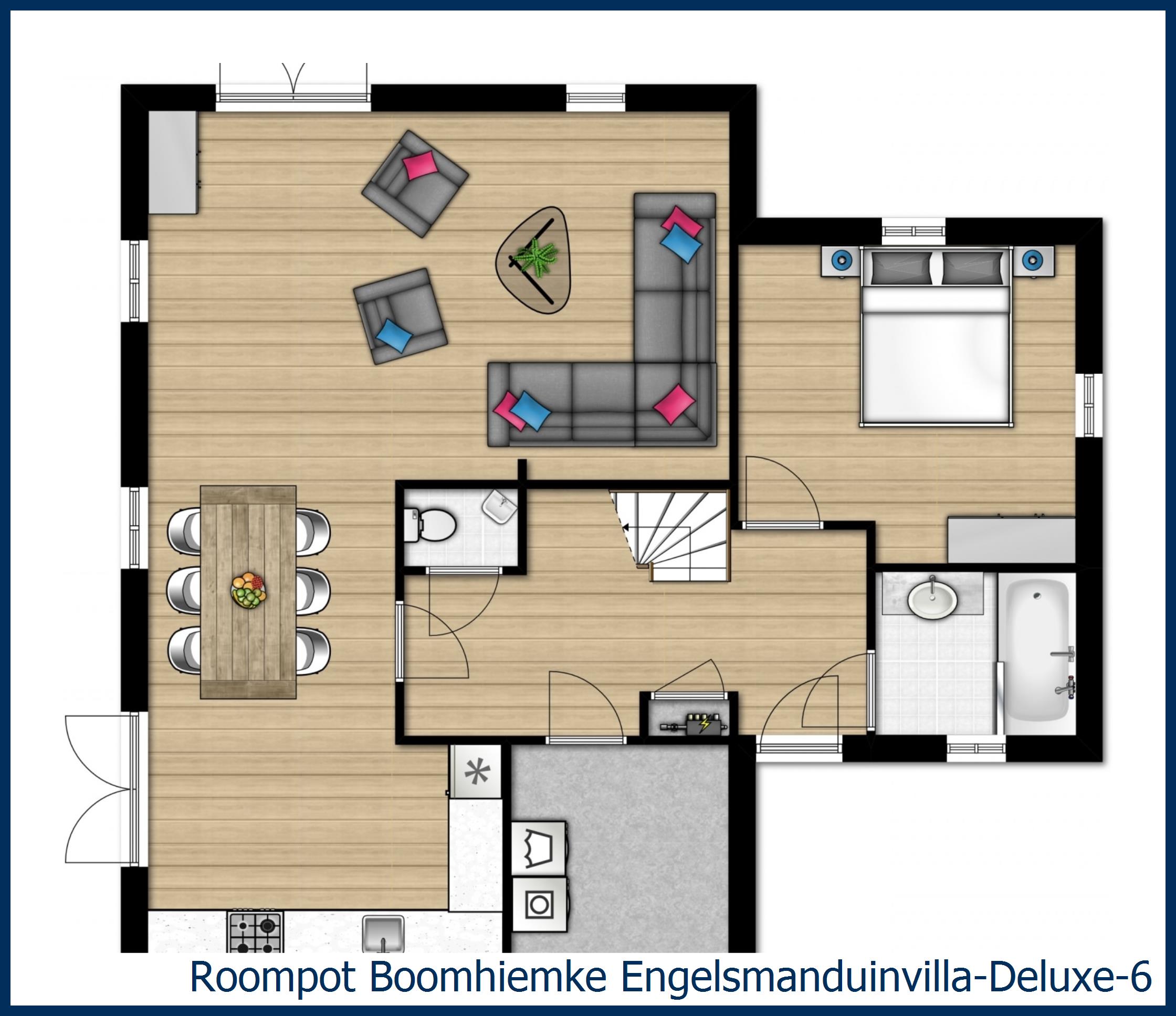 Bungalow Engelsmanduinvilla-Deluxe-6 at Boomhiemke