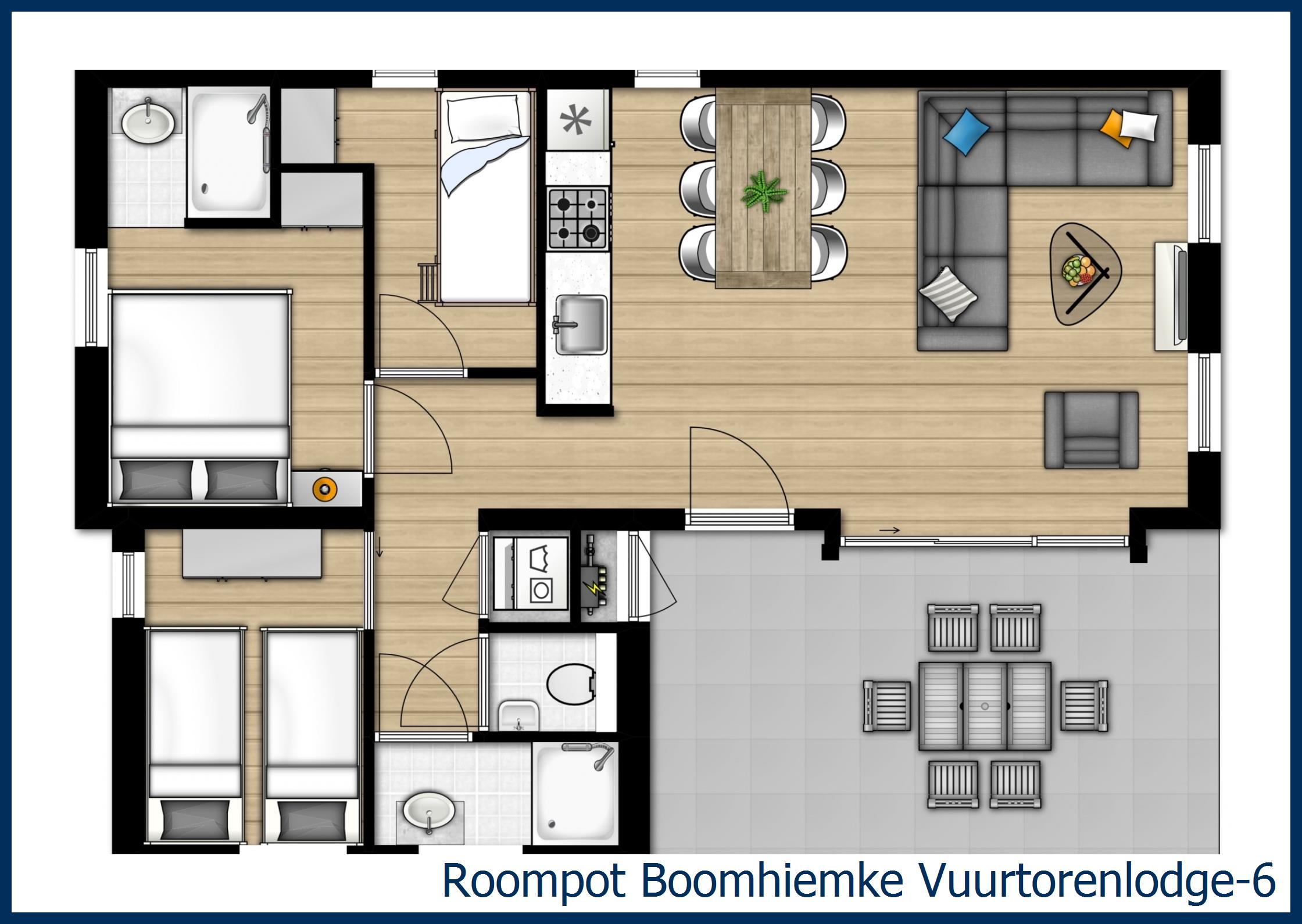 Lodge Vuurtorenlodge-6 at Boomhiemke