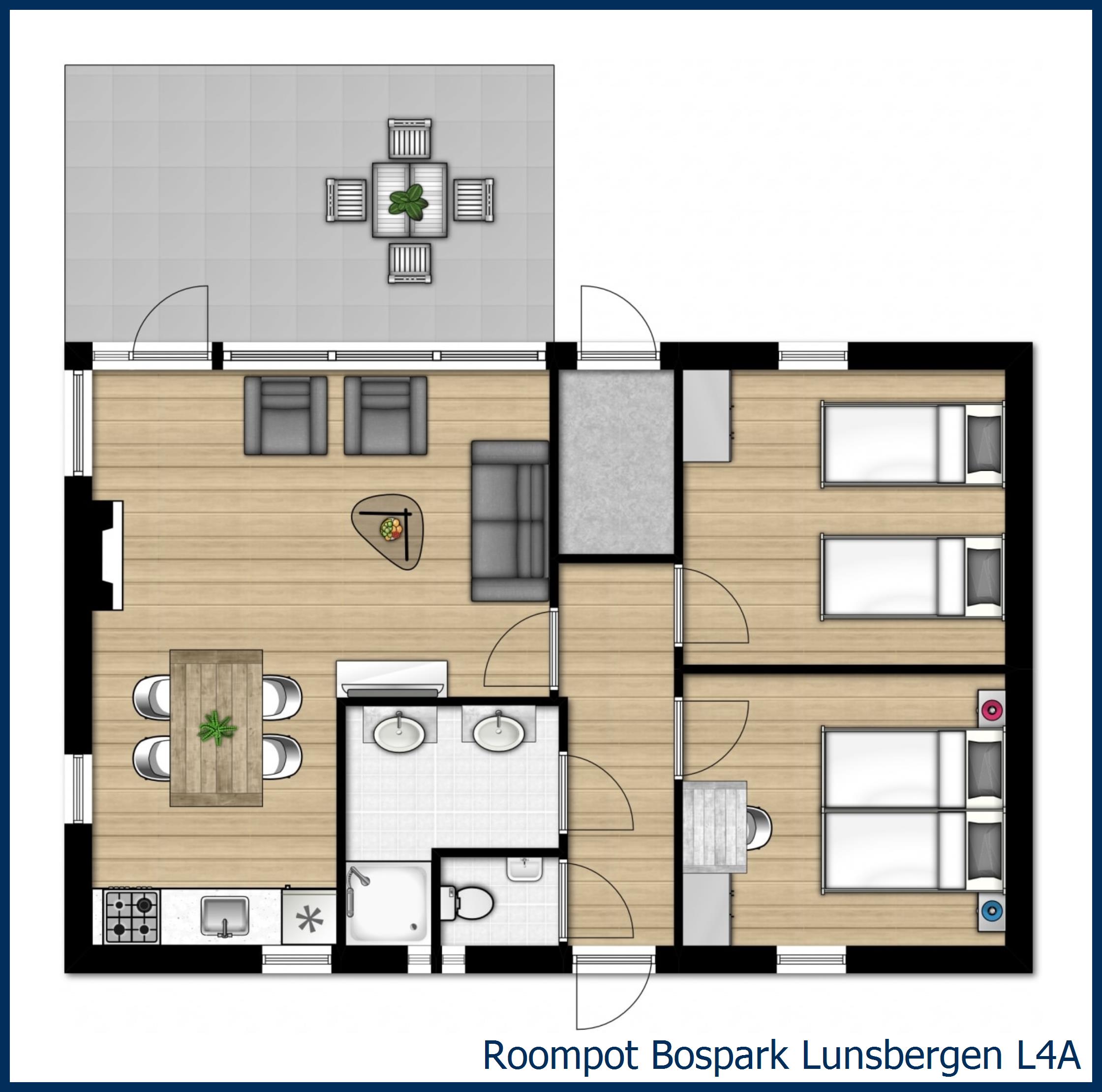 Bungalow L4A at Bospark Lunsbergen